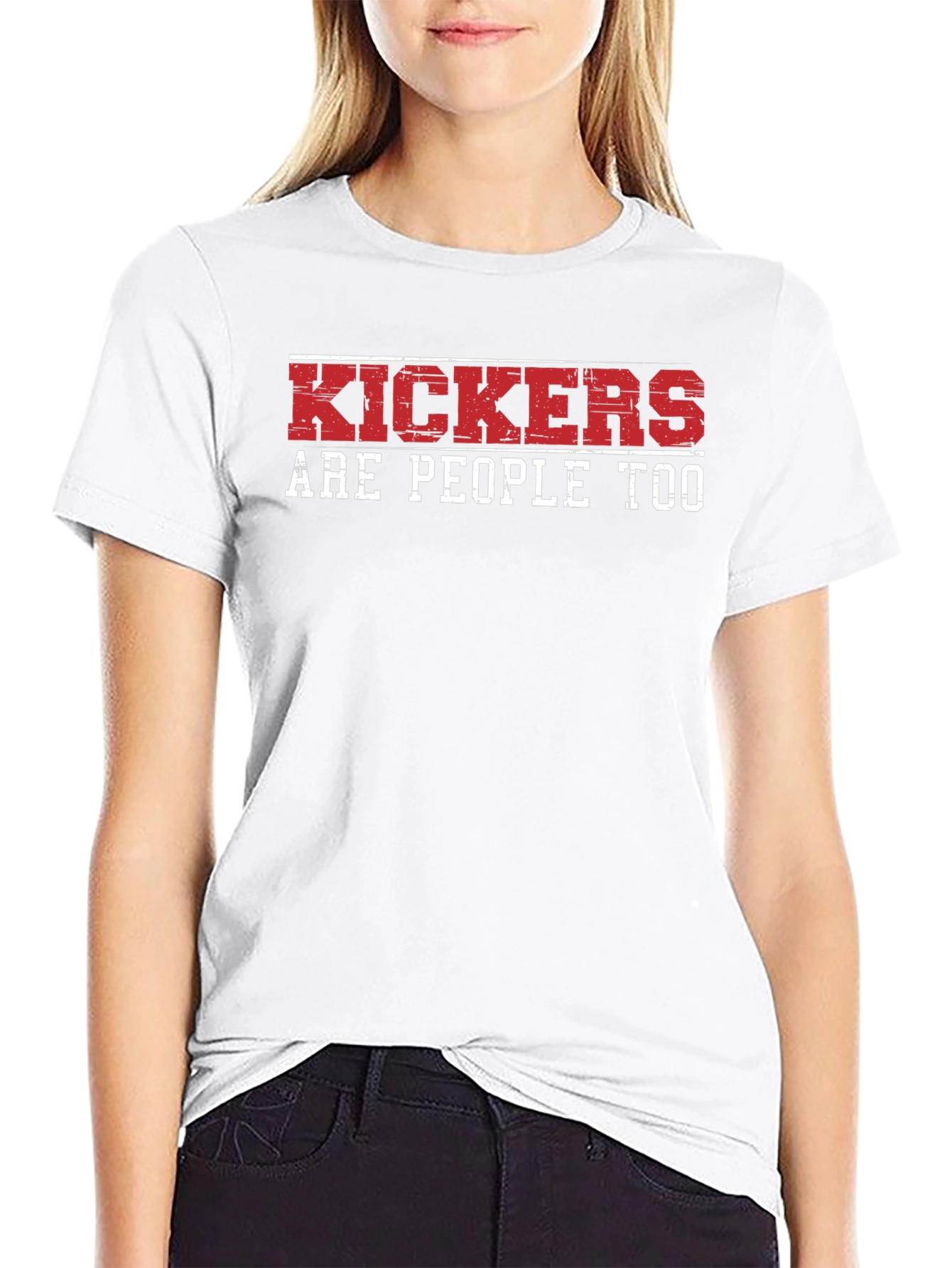 Kickers Are People Too Graphic T-Shirt