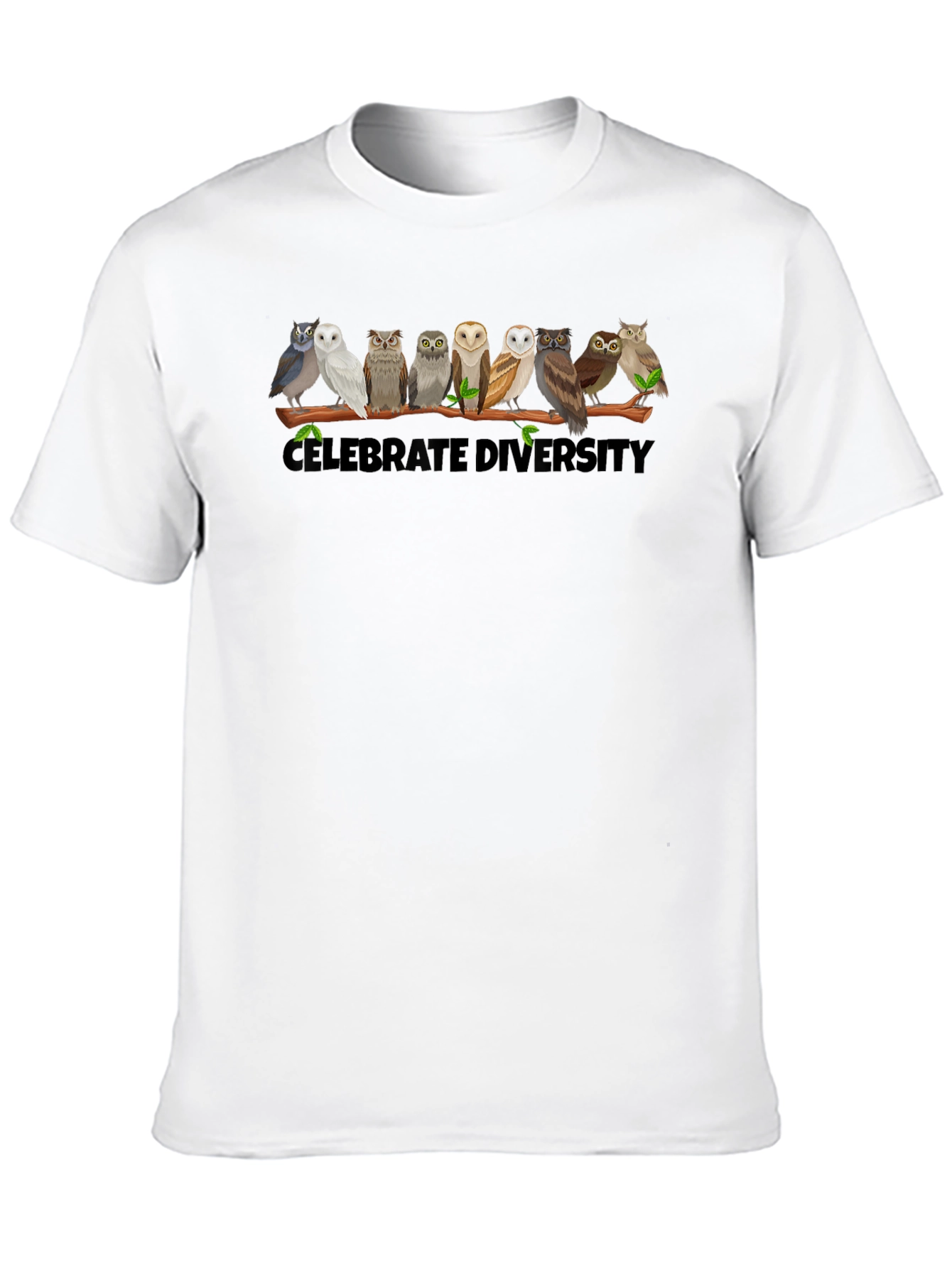 Celebrate Diversity Owl T-Shirt