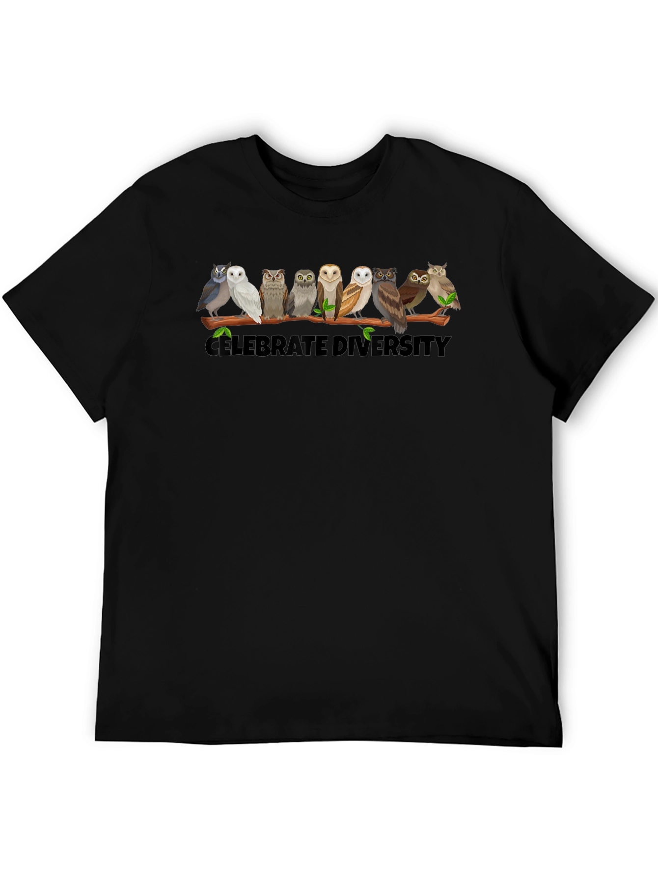 Celebrate Diversity Owl T-Shirt