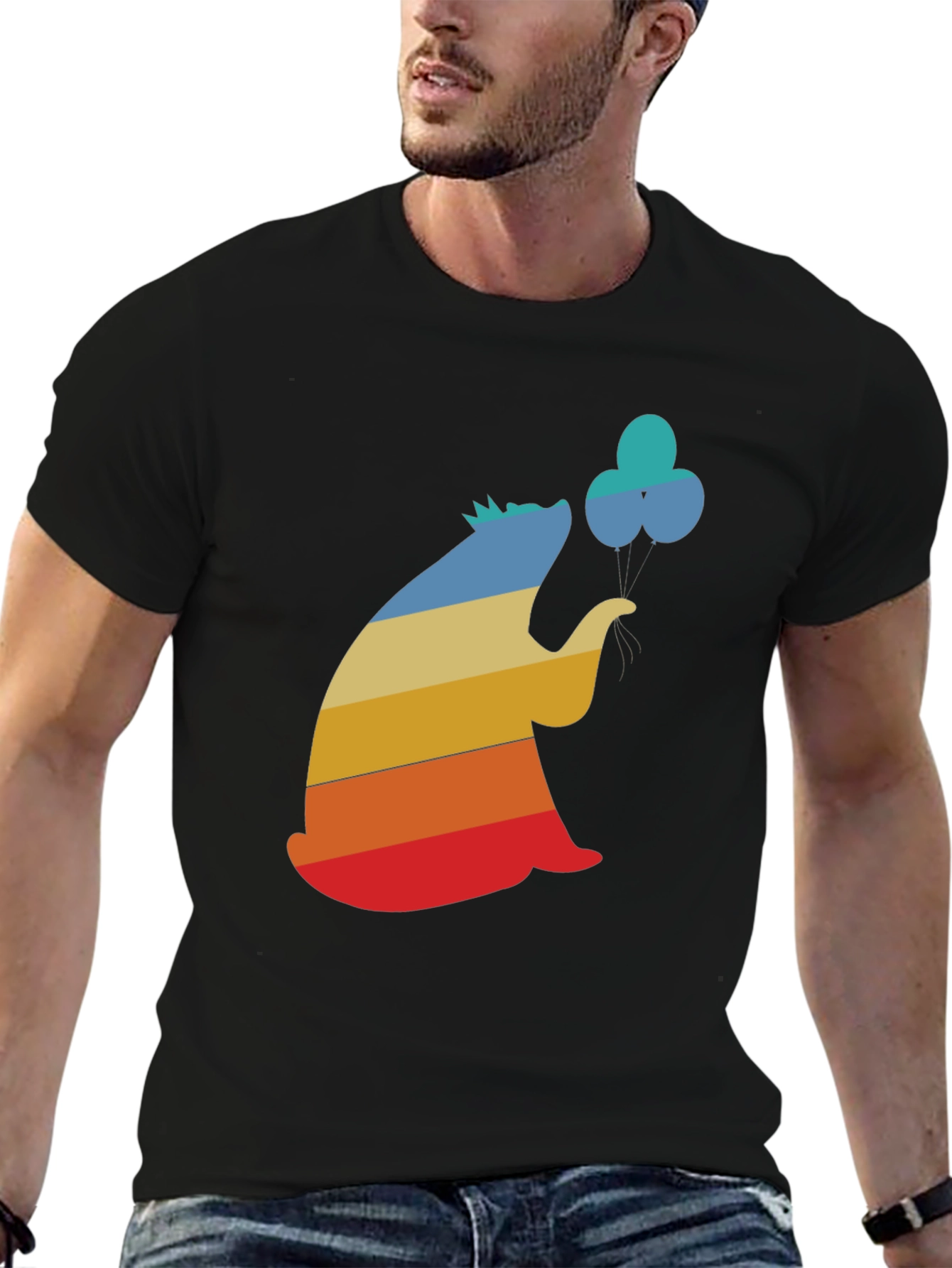 Retro Hedgehog Balloon T-Shirt