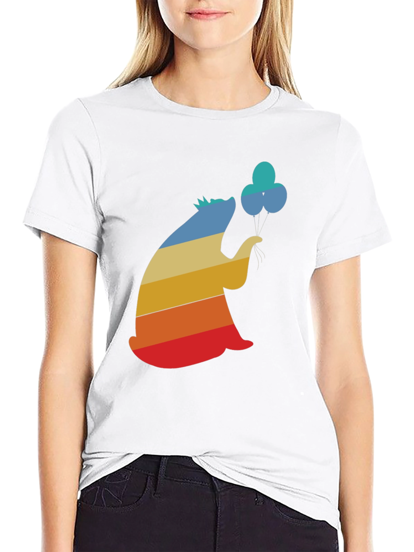 Retro Hedgehog Balloon T-Shirt