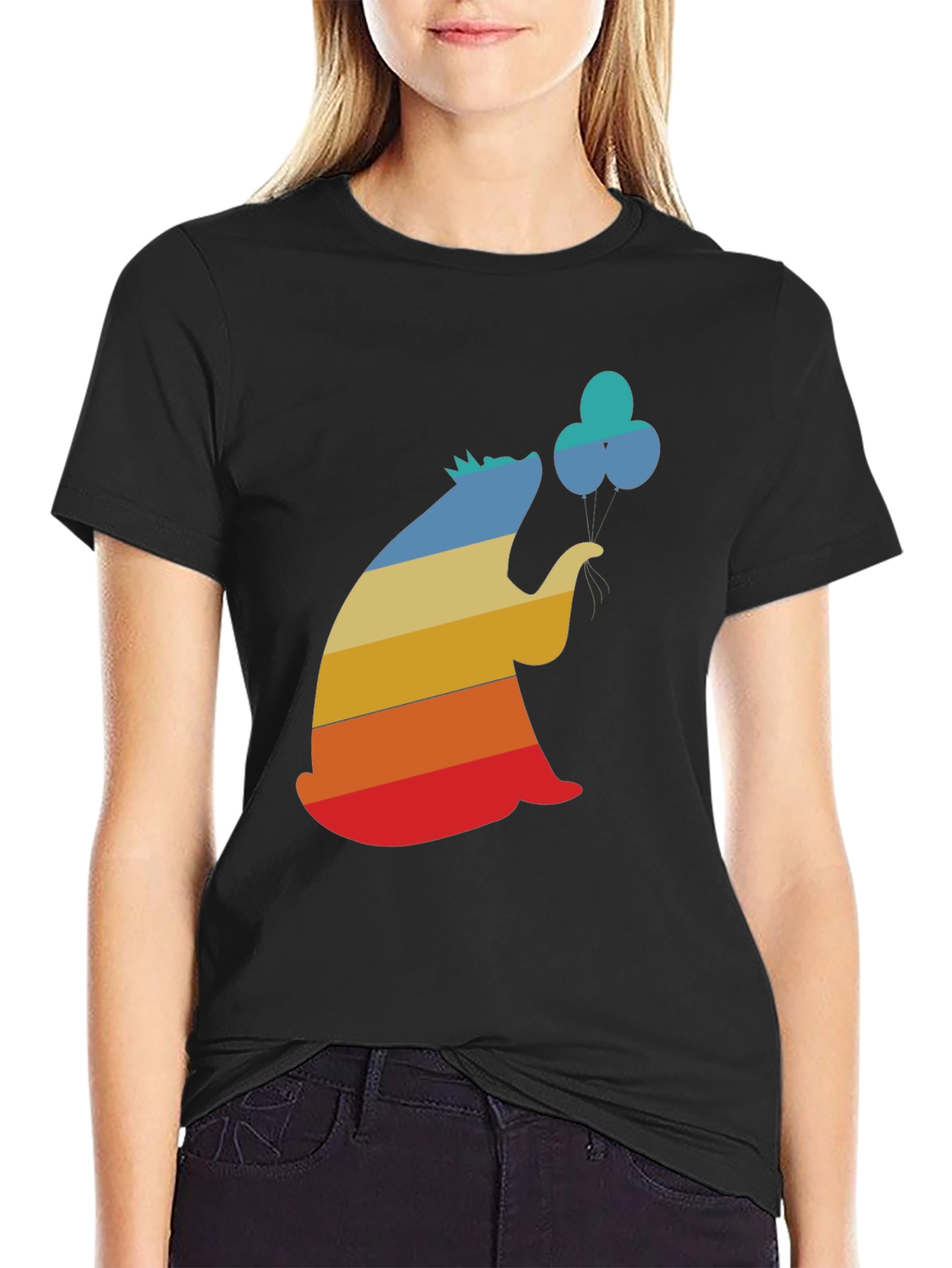 Retro Hedgehog Balloon T-Shirt