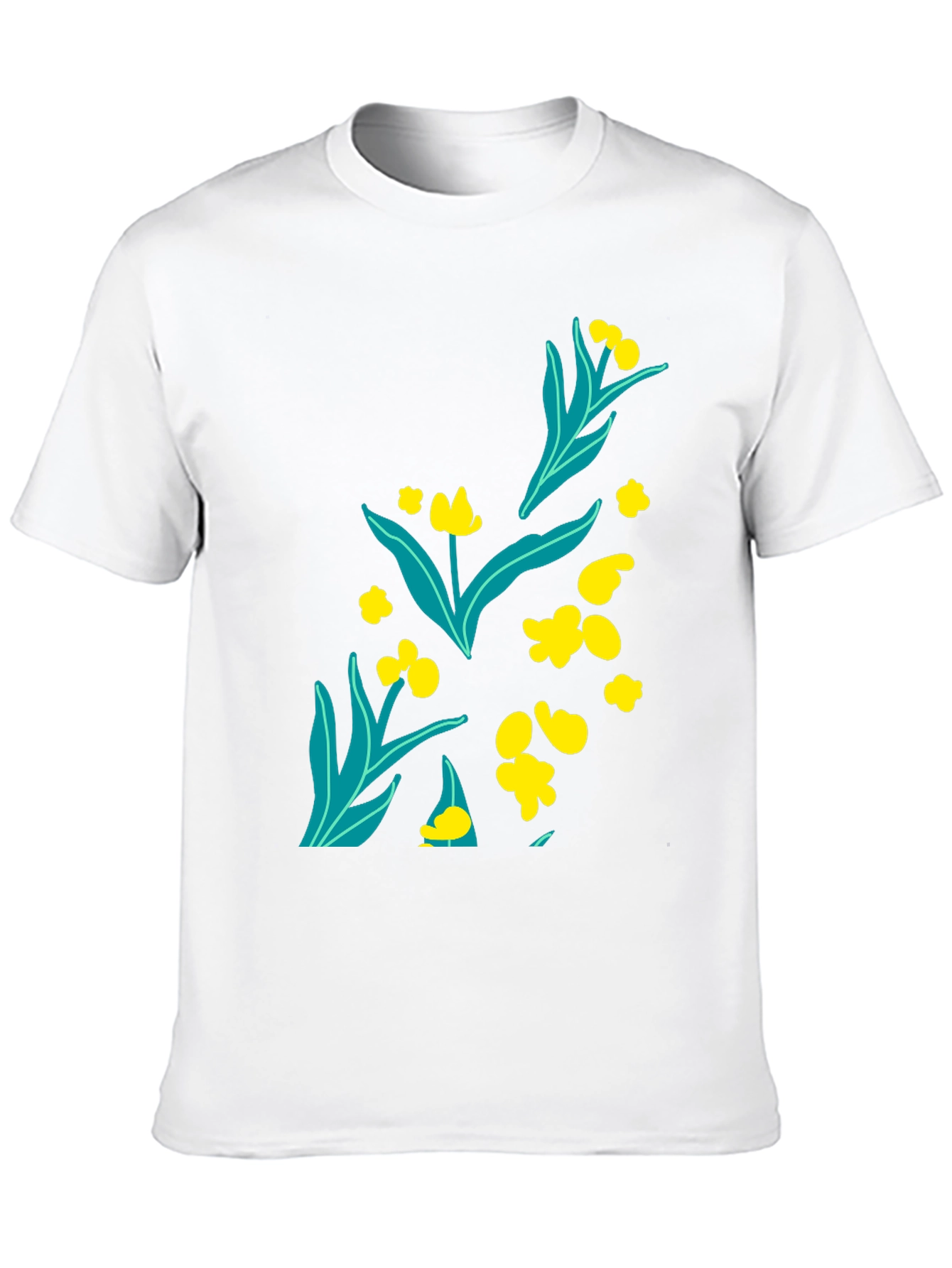 Black Floral Graphic Tee