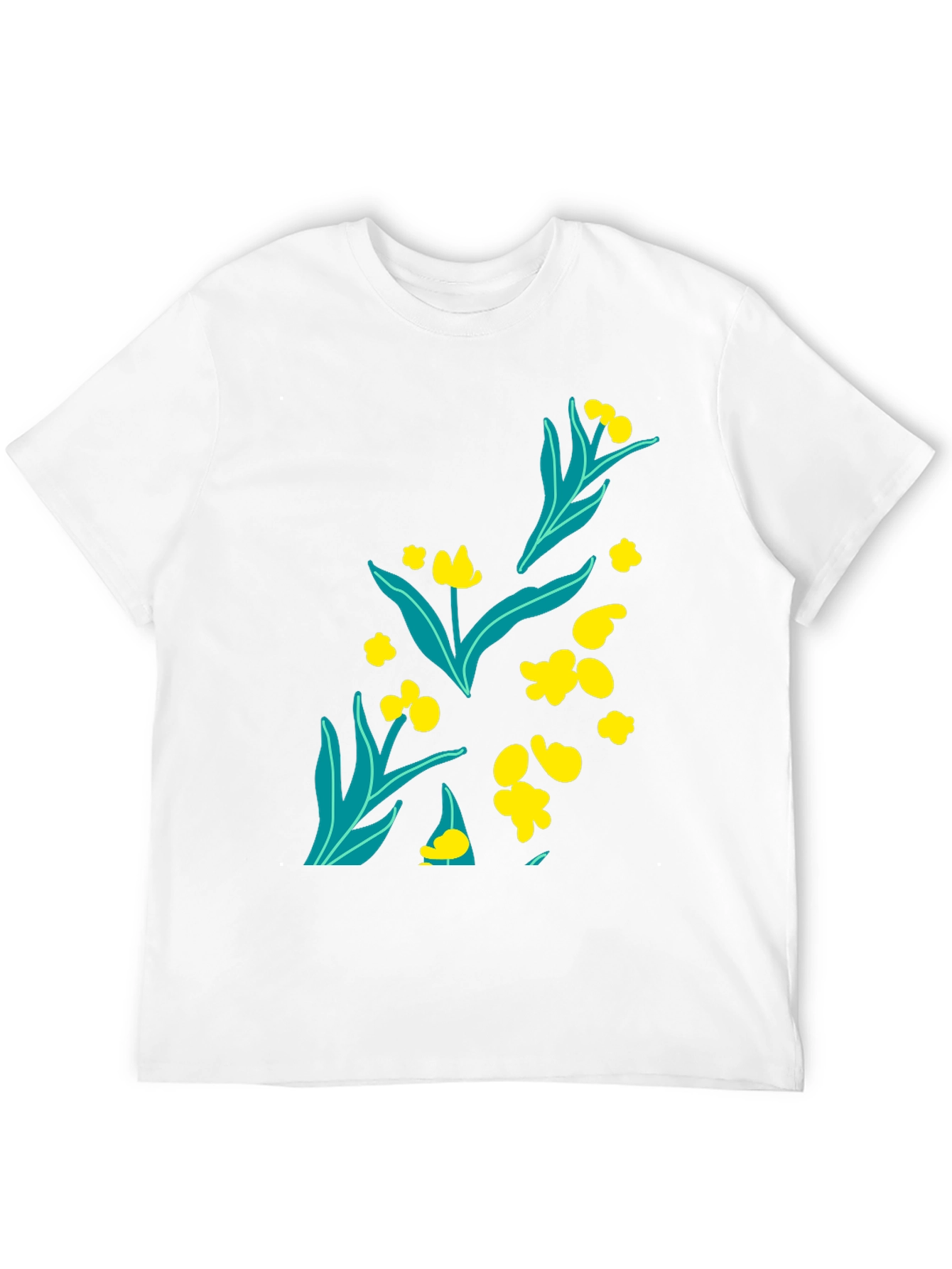 Black Floral Graphic Tee