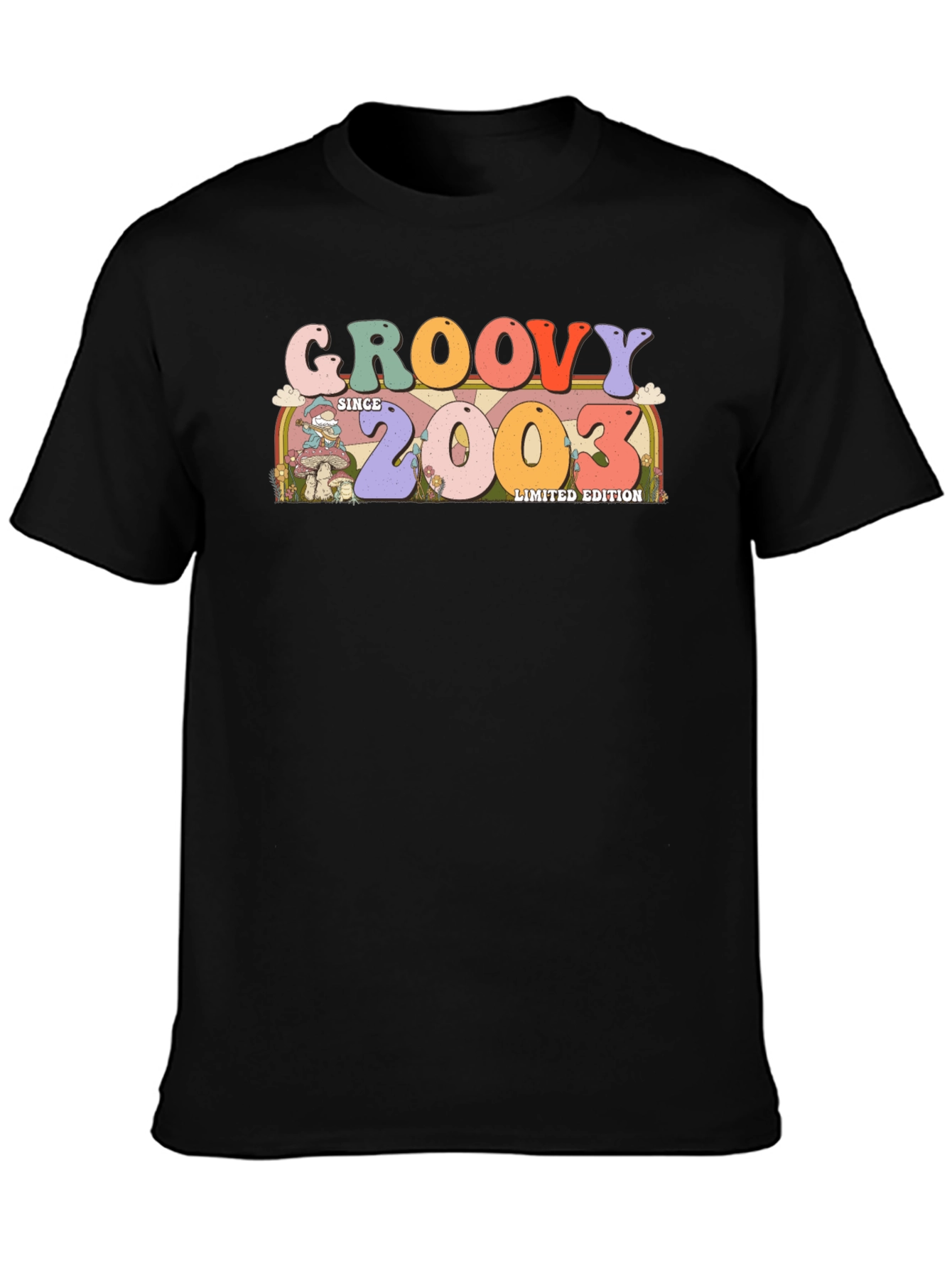Groovy Since 2003 Limited Edition Black T-Shirt