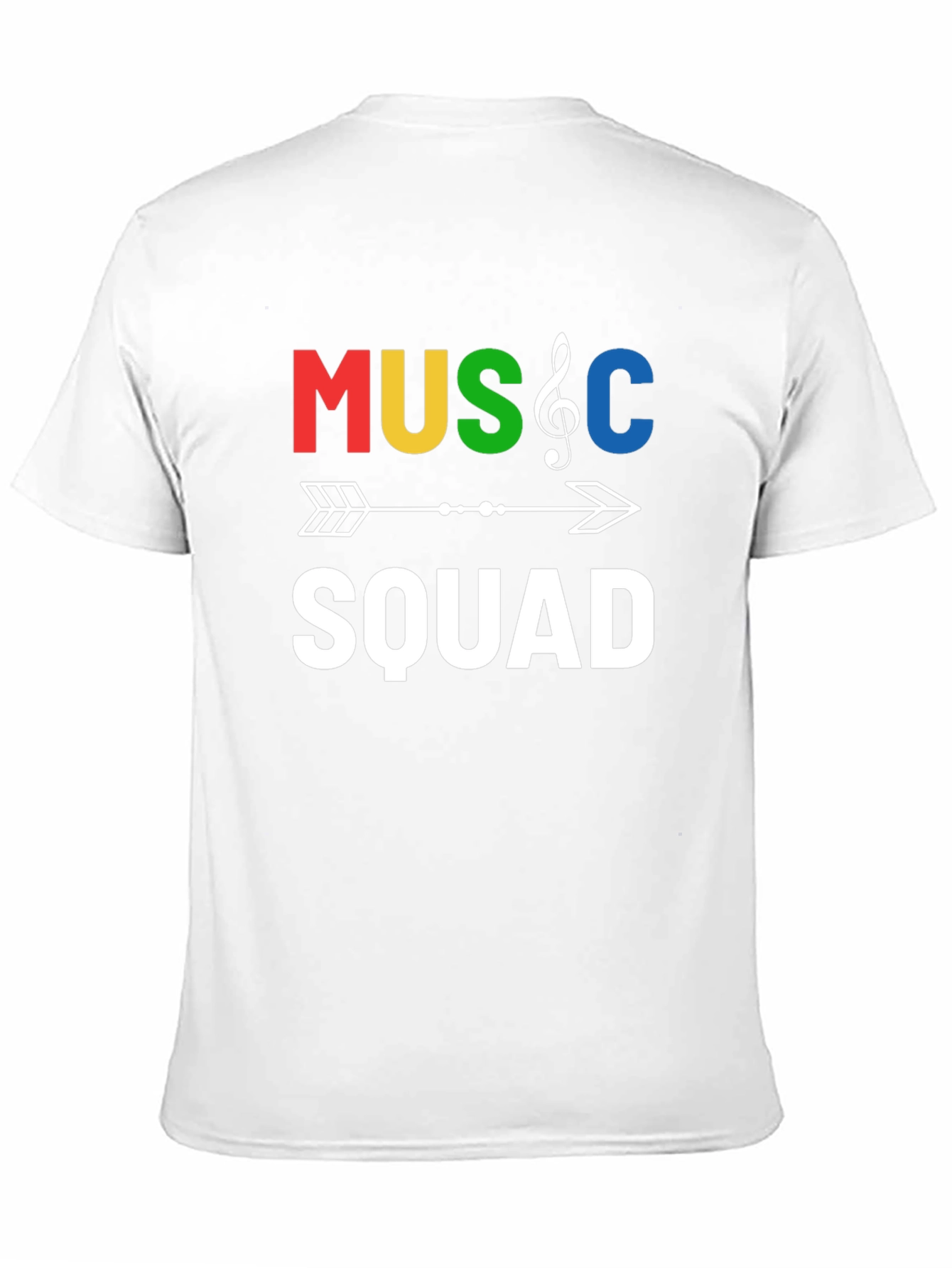 Music Squad Graphic Tee - Black Cotton T-Shirt