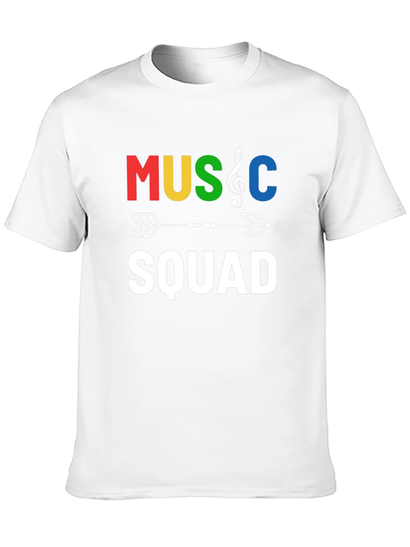 Music Squad Graphic Tee - Black Cotton T-Shirt