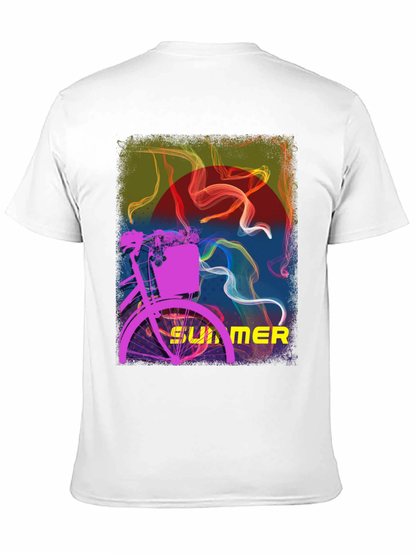 Summer Bike Graphic Tee - Stylish Black T-Shirt