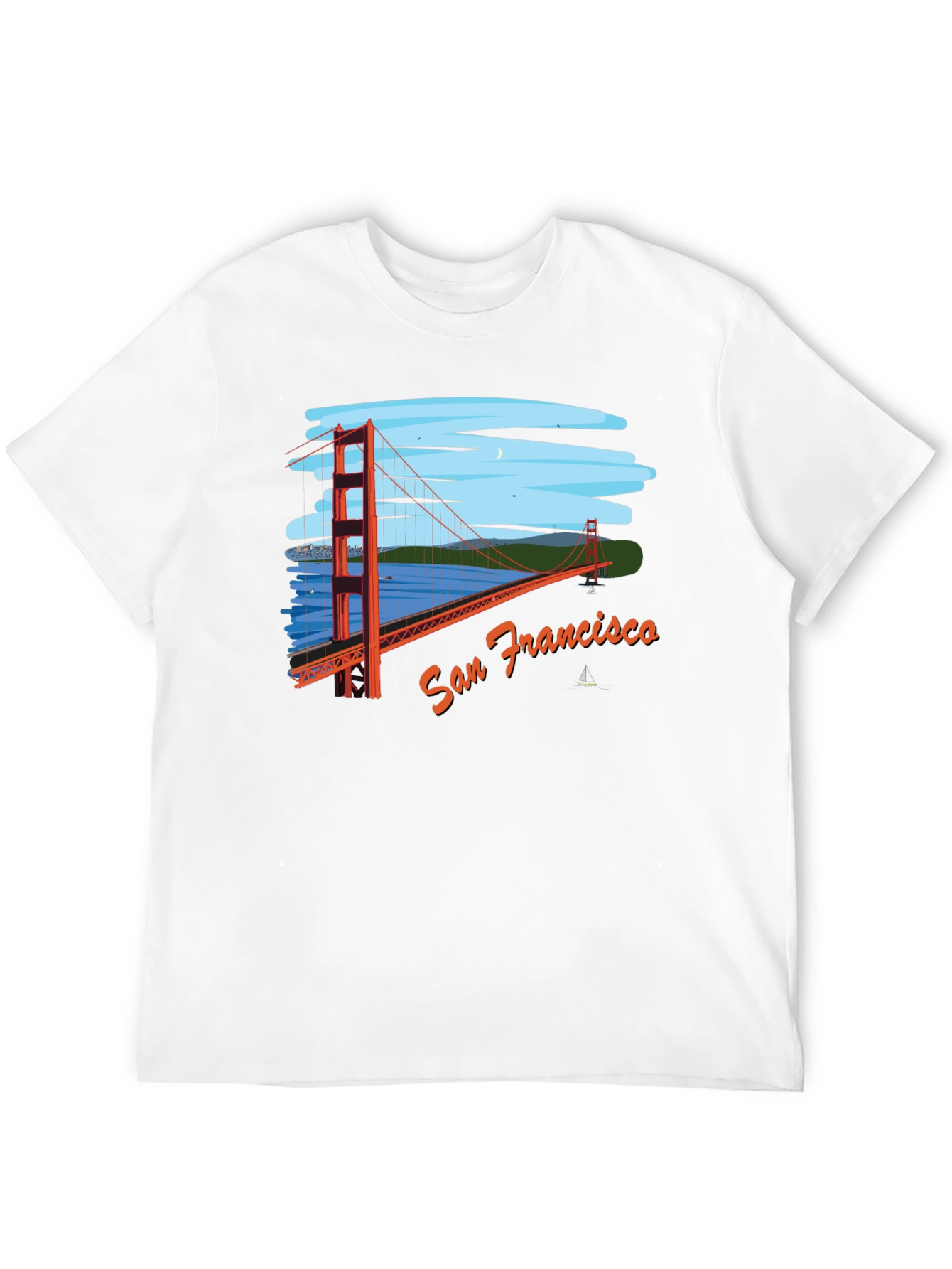 San Francisco Bridge Graphic T-Shirt
