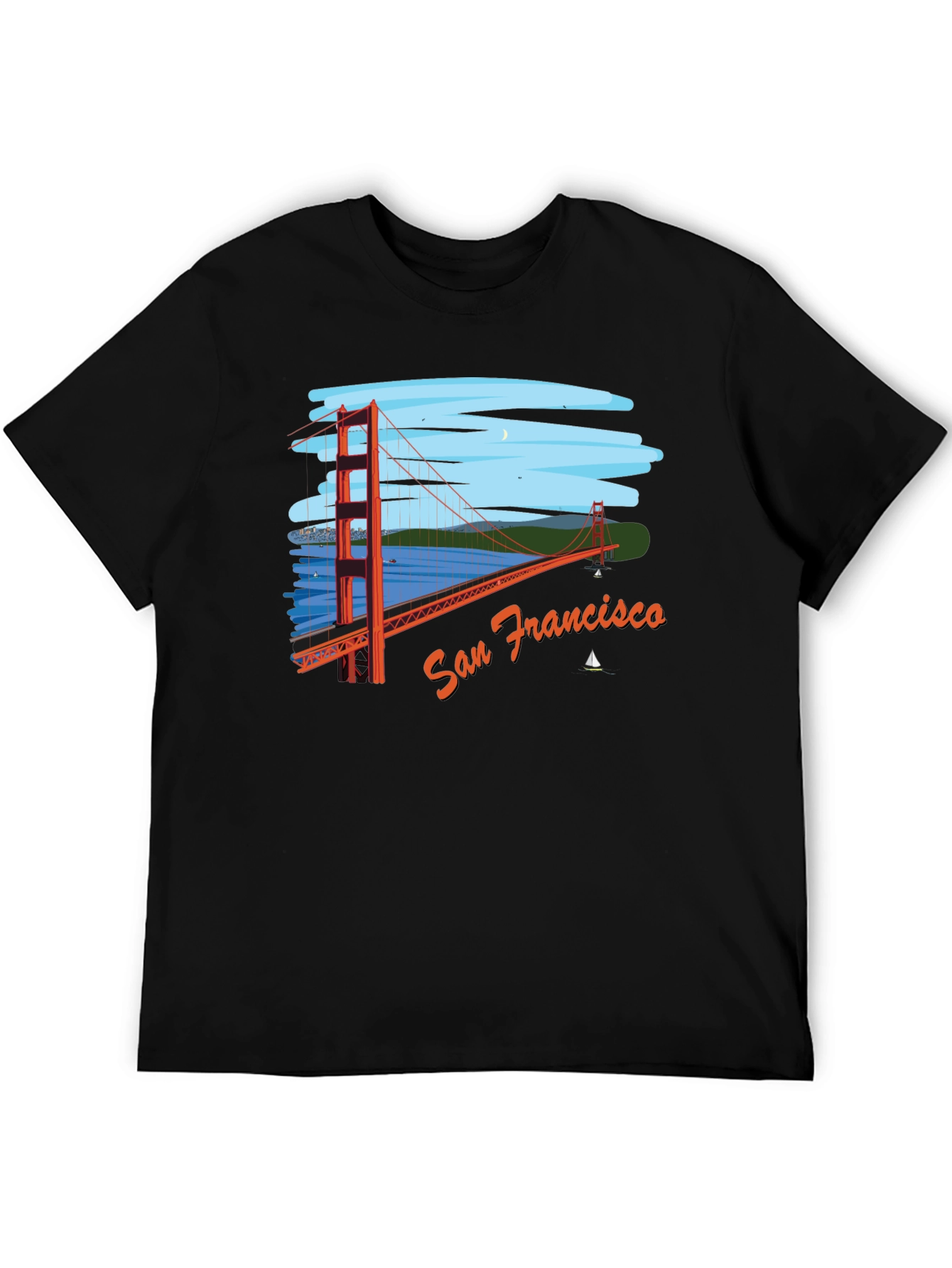 San Francisco Bridge Graphic T-Shirt