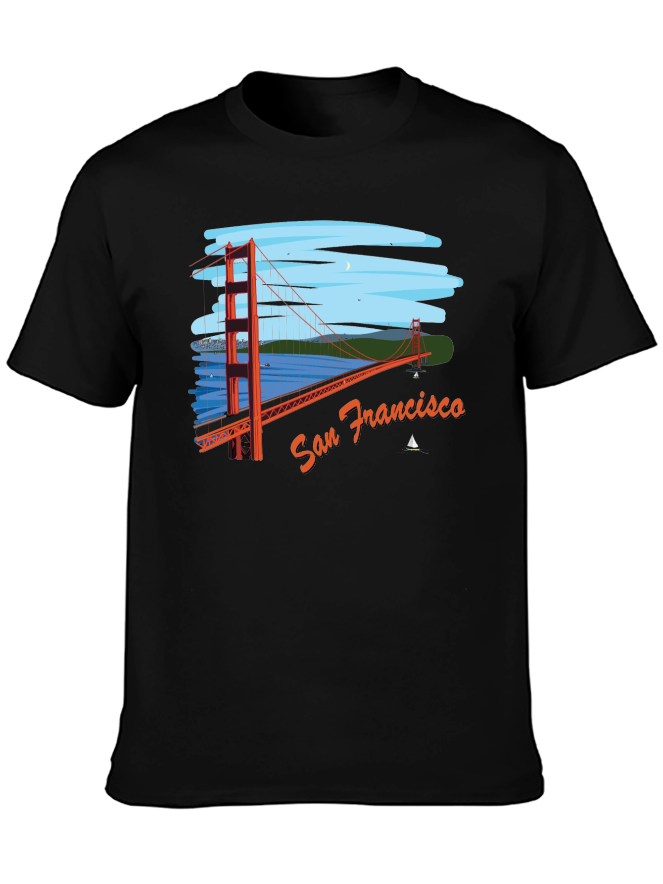 San Francisco Bridge Graphic T-Shirt