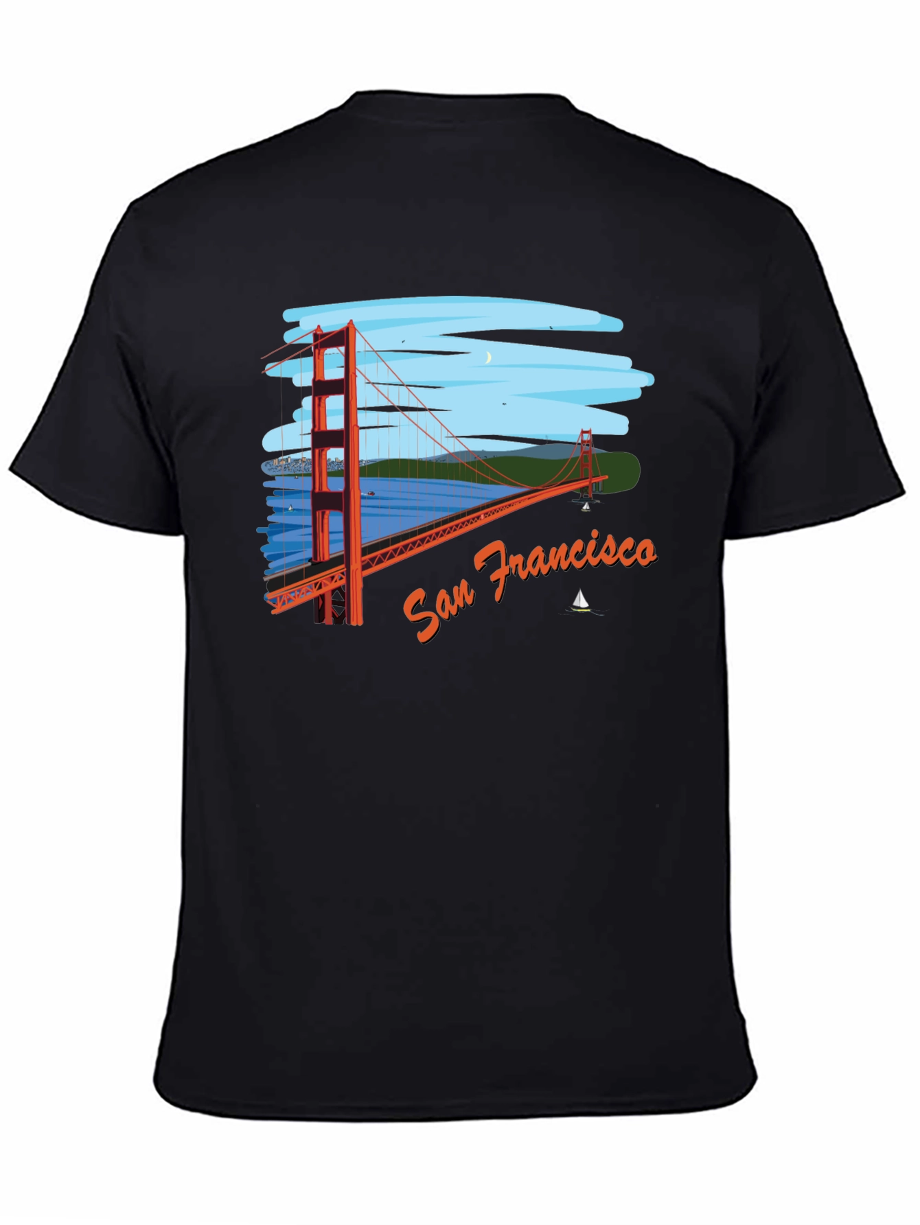 San Francisco Bridge Graphic T-Shirt