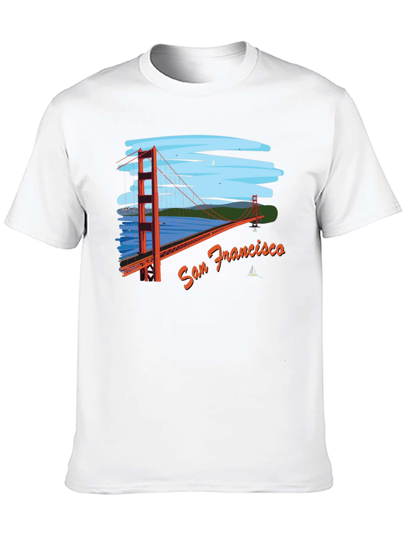 San Francisco Bridge Graphic T-Shirt