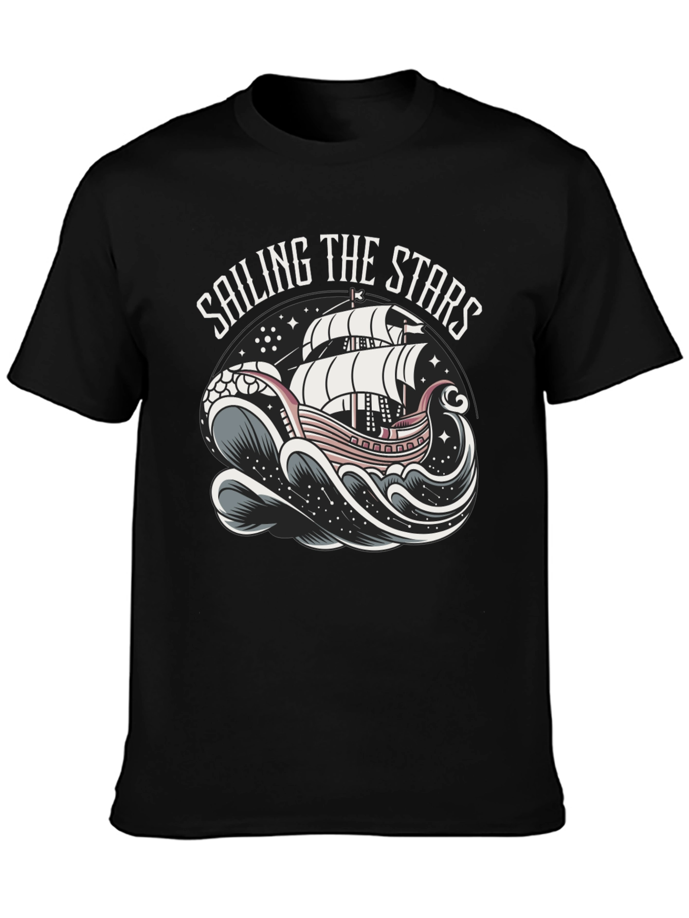 Sailing the Stars Graphic T-Shirt