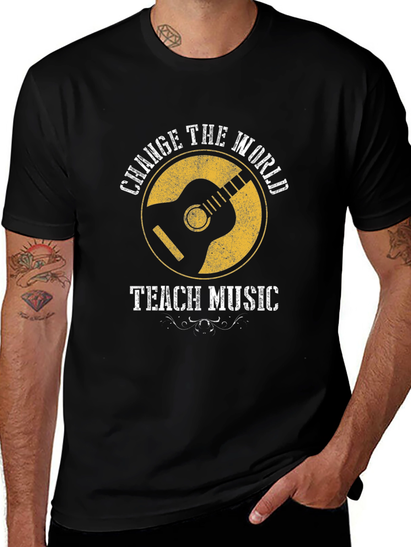 Change The World Teach Music T-Shirt