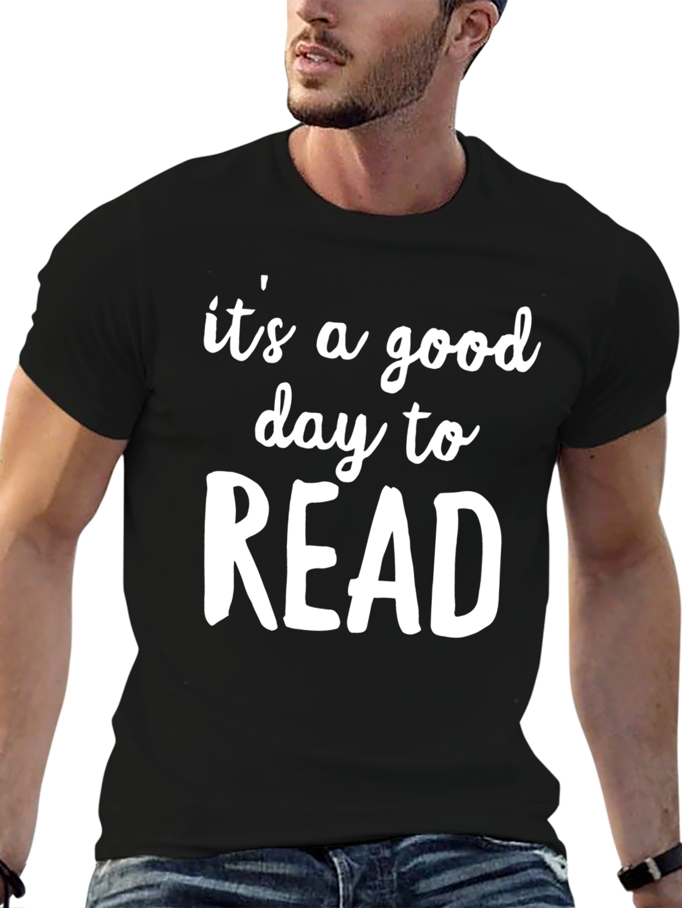 Its a Good Day to Read Black T-Shirt