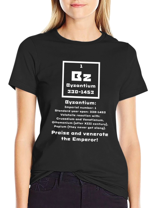 Byzantium Periodic Table T-Shirt