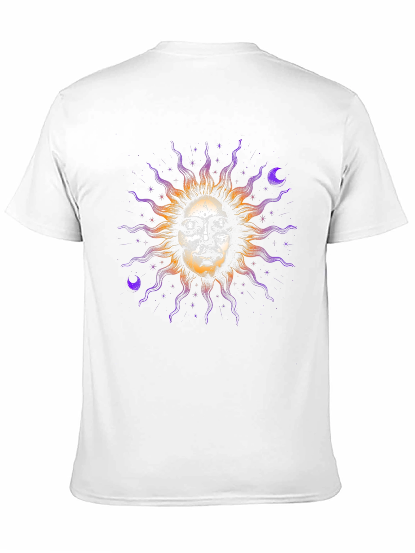 Celestial Sun Face Graphic Tee