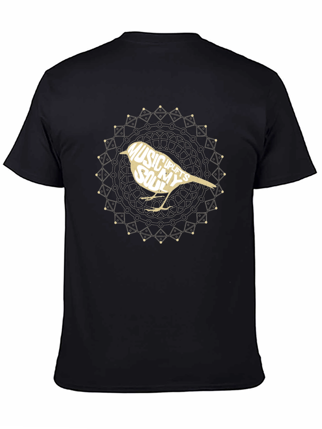 Music Uplifts My Soul Bird Graphic T-Shirt