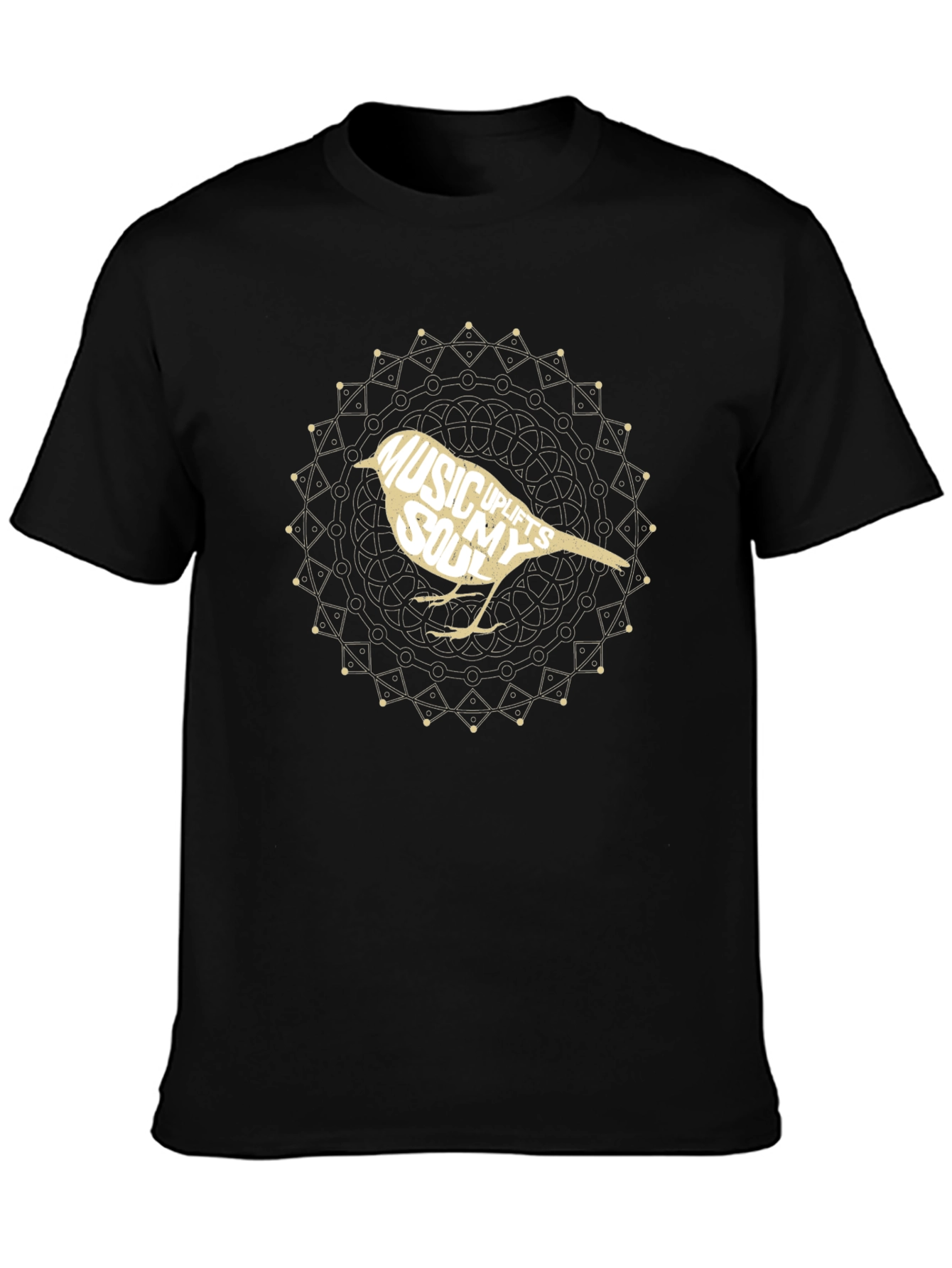 Music Uplifts My Soul Bird Graphic T-Shirt