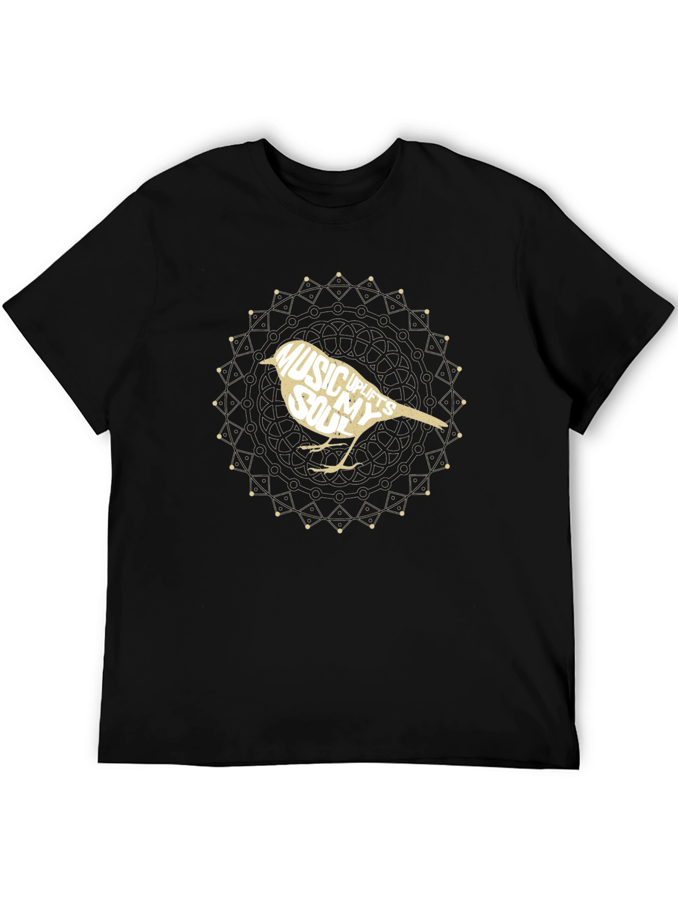 Music Uplifts My Soul Bird Graphic T-Shirt