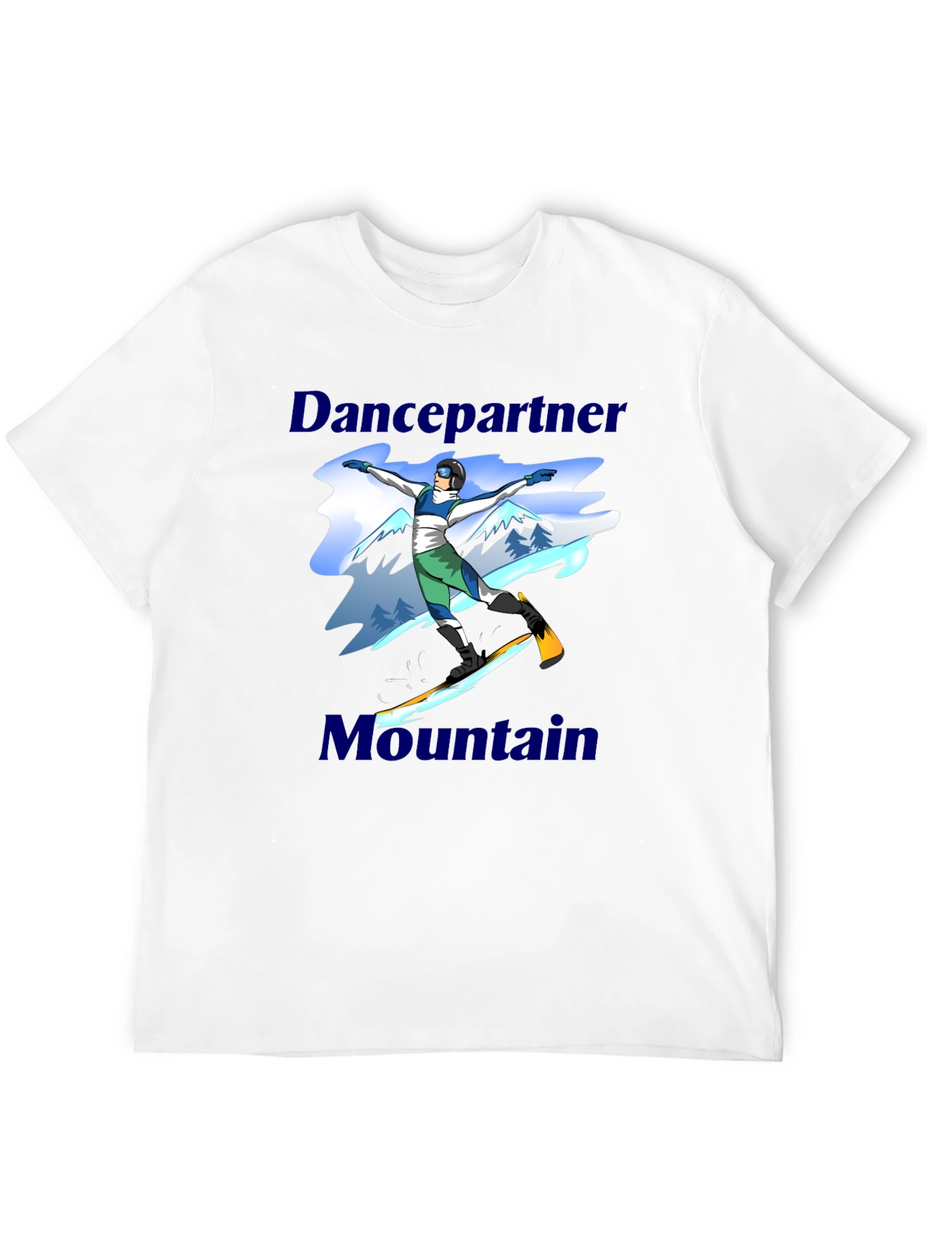 Dancepartner Mountain Black T-Shirt