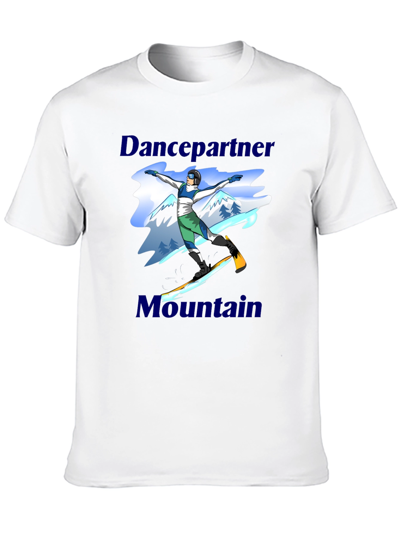 Dancepartner Mountain Black T-Shirt