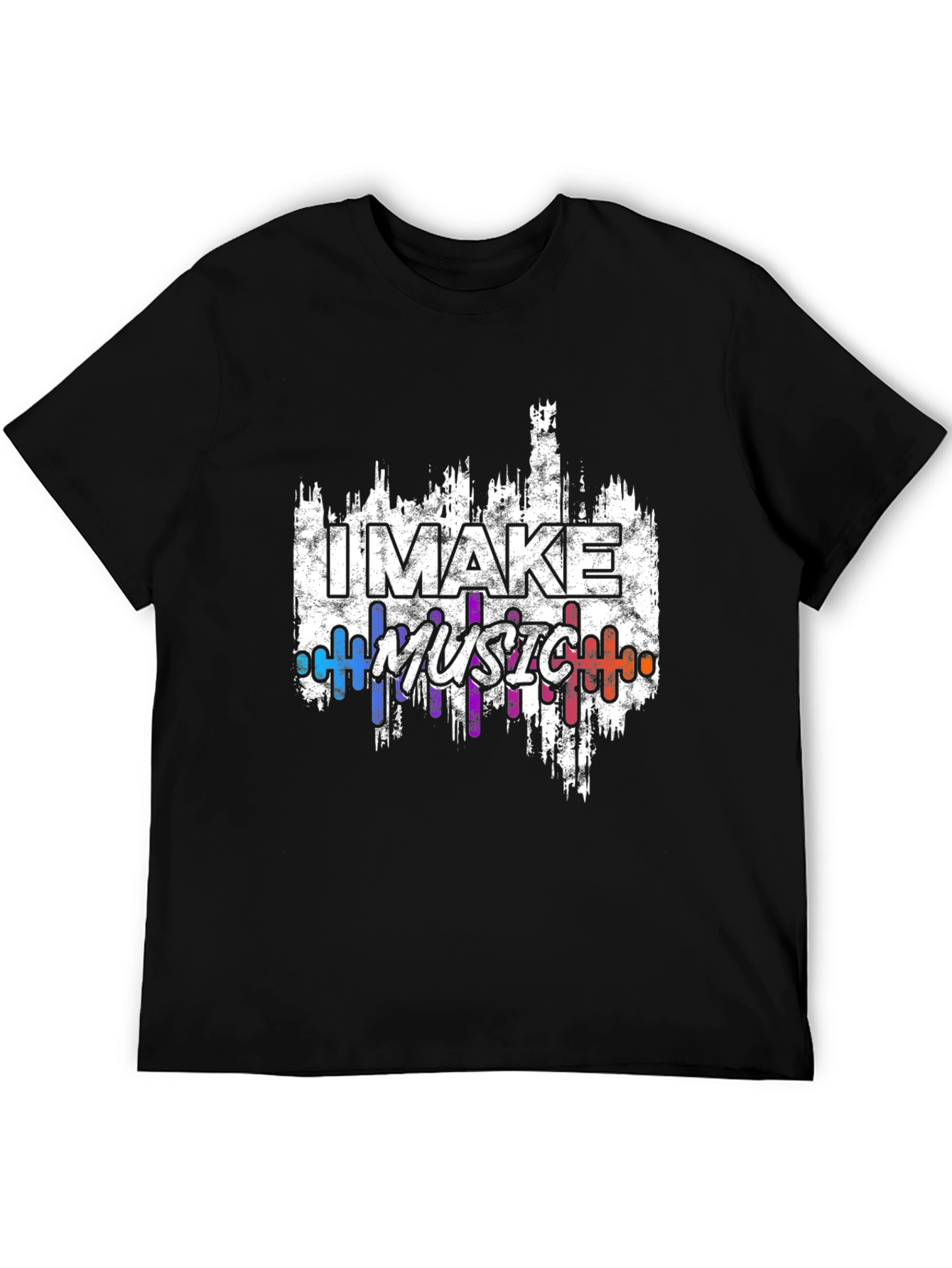 I Make Music Graphic T-Shirt - Black
