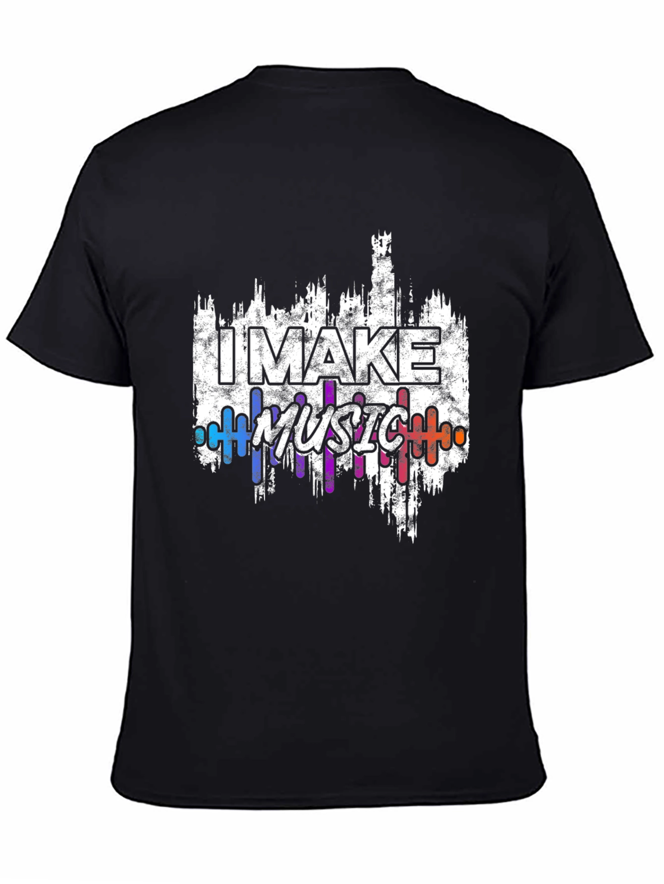 I Make Music Graphic T-Shirt - Black