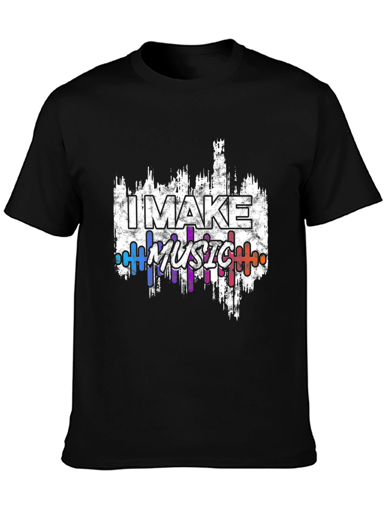 I Make Music Graphic T-Shirt - Black