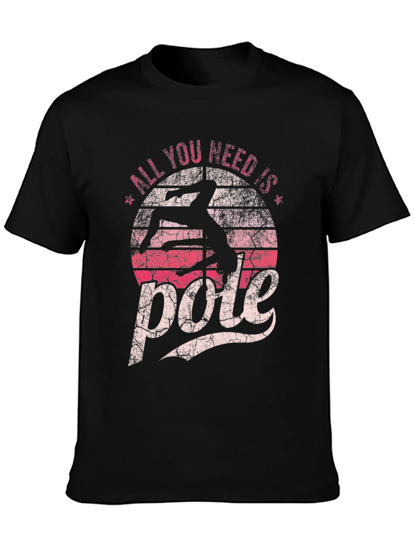 All You Need Is Pole Black T-Shirt