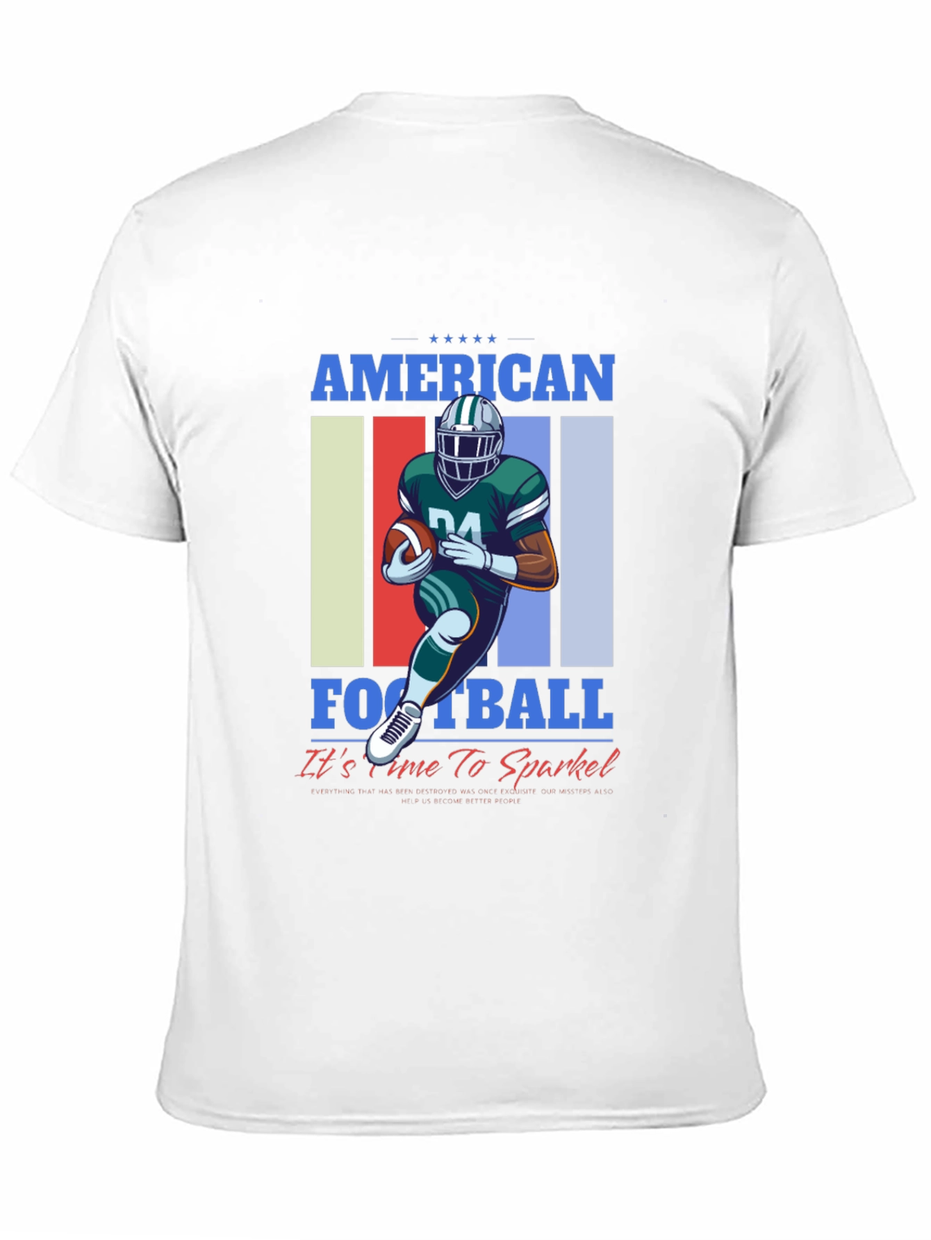 American Football Graphic Tee - Sparkle Time!