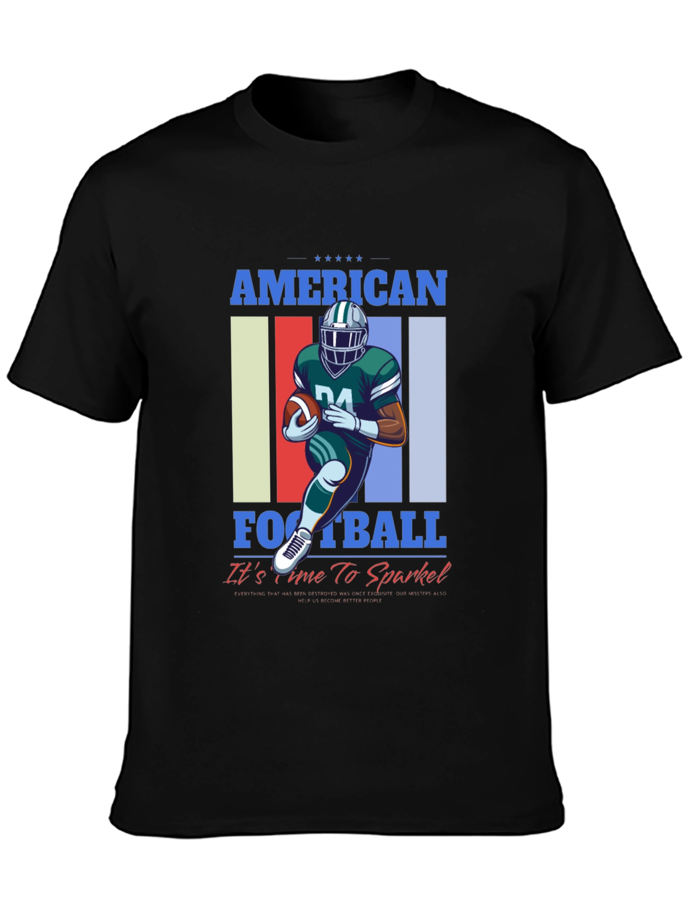 American Football Graphic Tee - Sparkle Time!