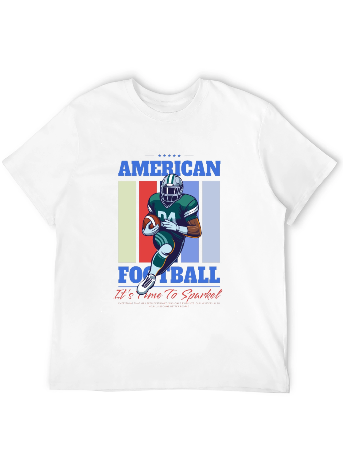 American Football Graphic Tee - Sparkle Time!
