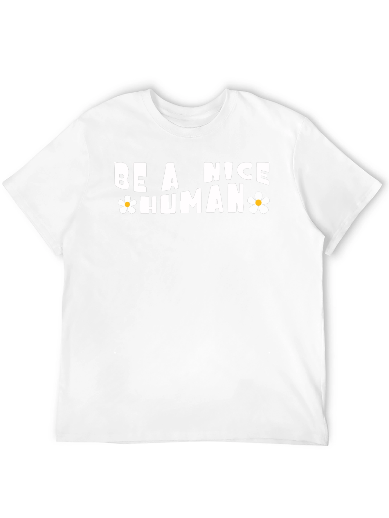 Be A Nice Human Graphic Tee - Casual Style