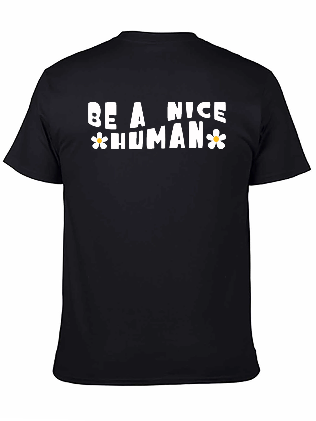 Be A Nice Human Graphic Tee - Casual Style