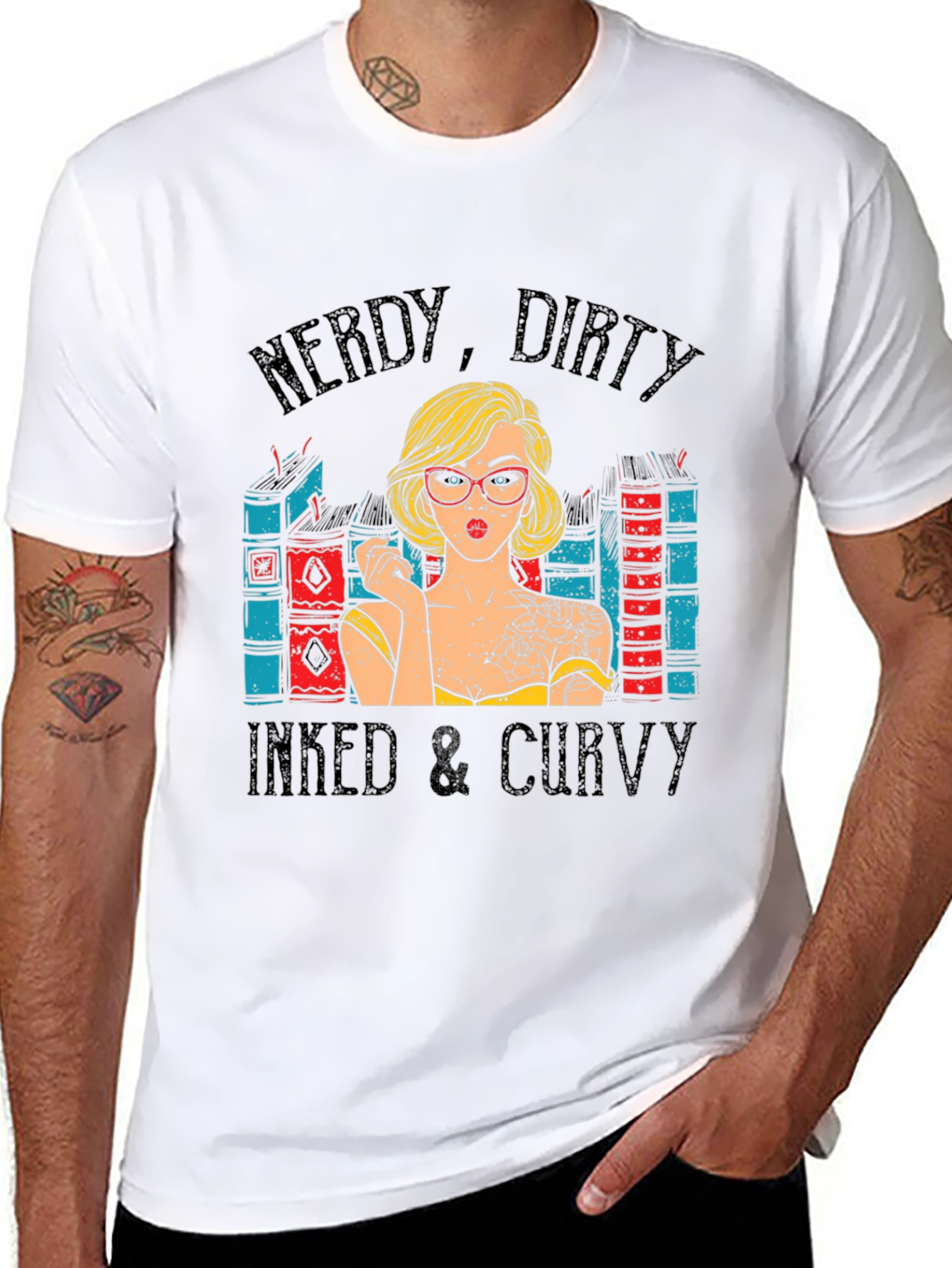 Nerdy Dirty Inked & Curvy T-Shirt