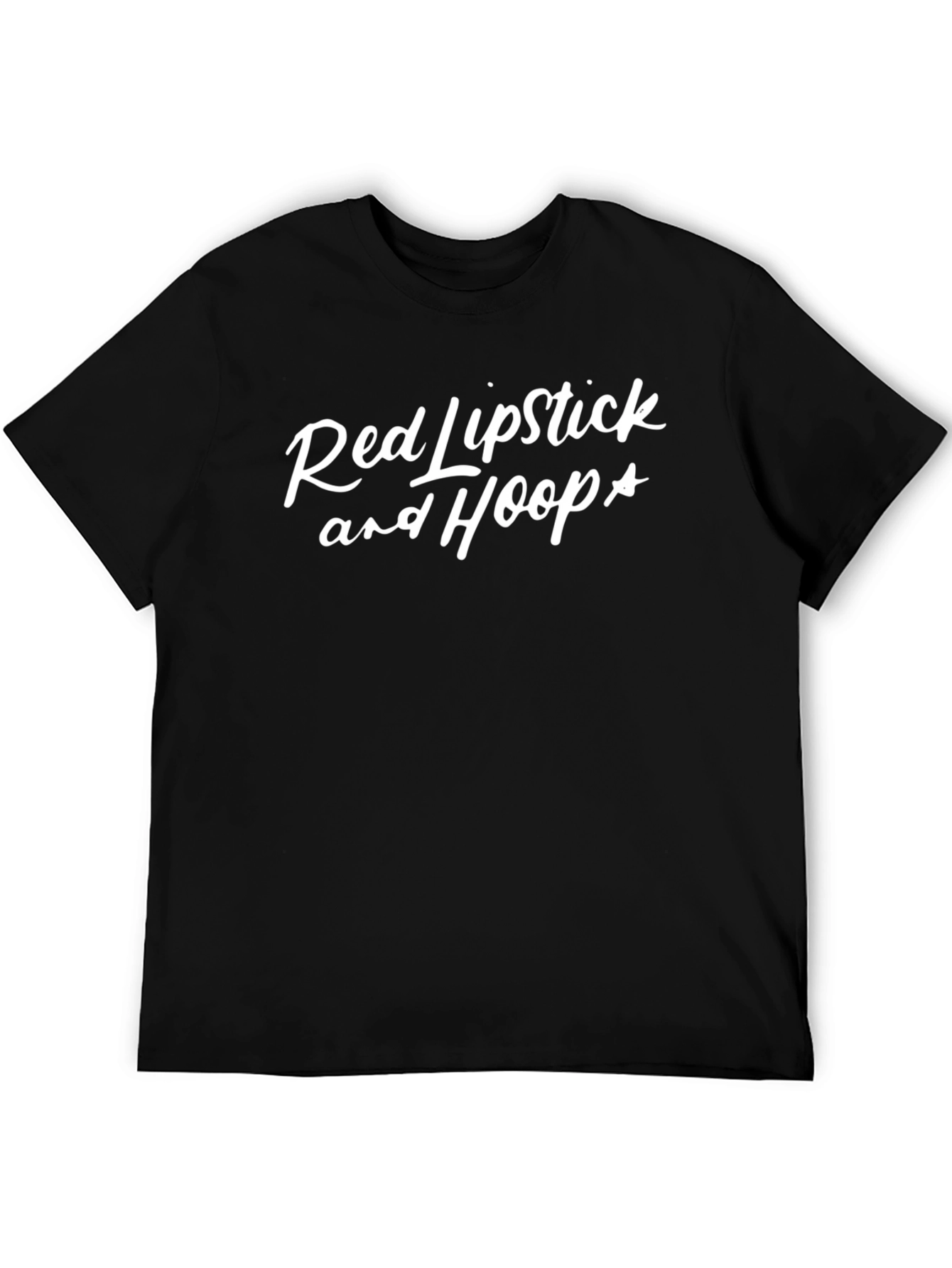 Red Lipstick & Hoop T-Shirt