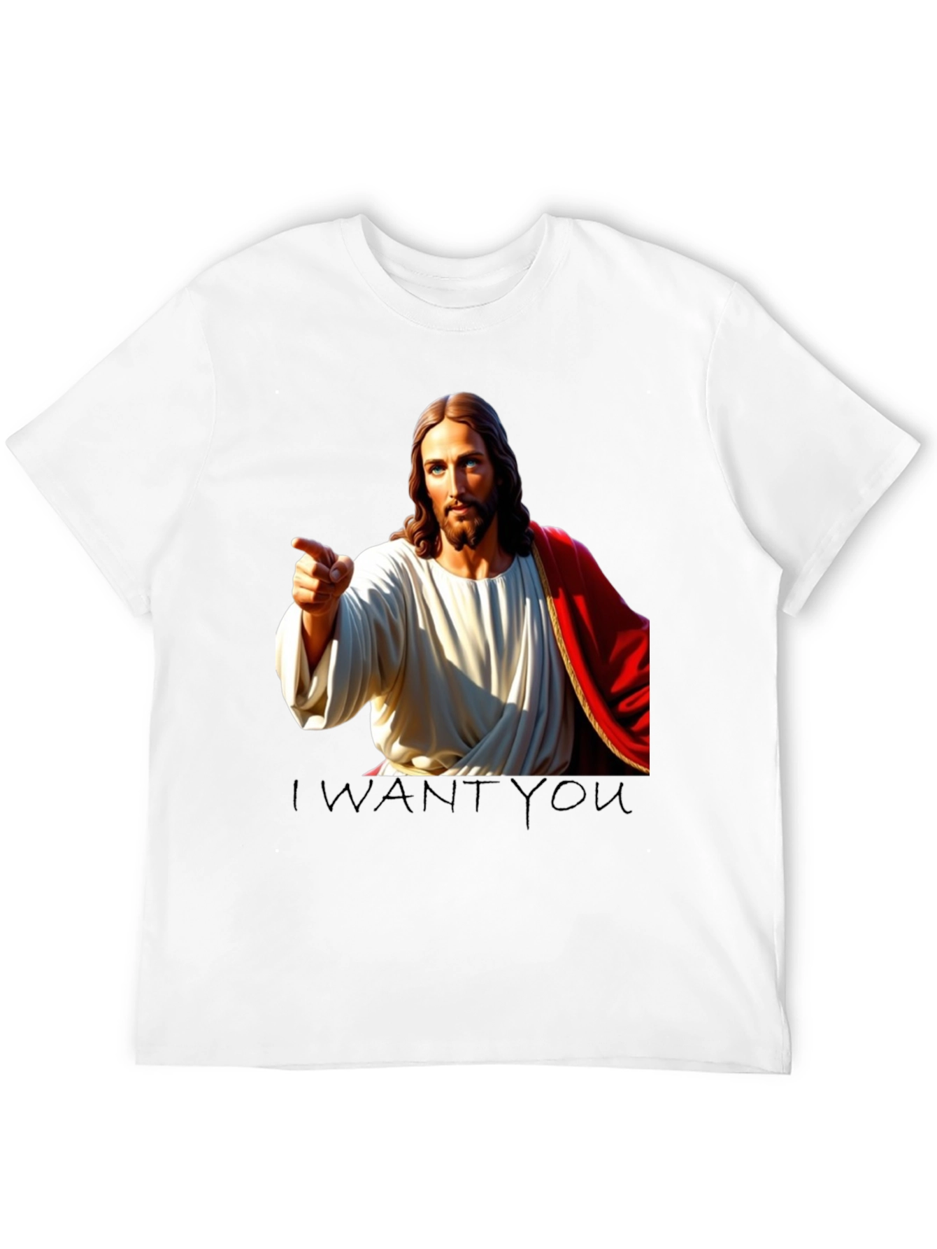 Jesus I Want You Black T-Shirt
