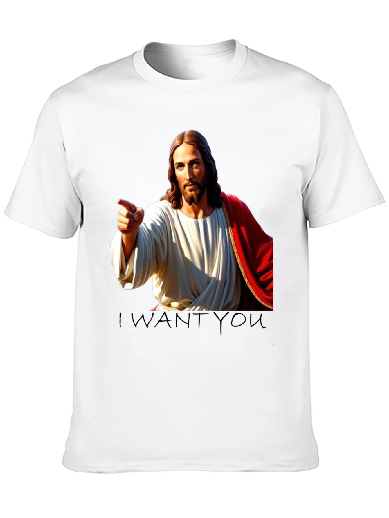Jesus I Want You Black T-Shirt
