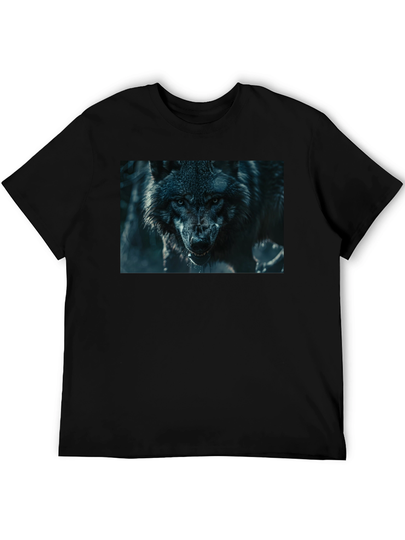 Black Wolf Graphic T-Shirt