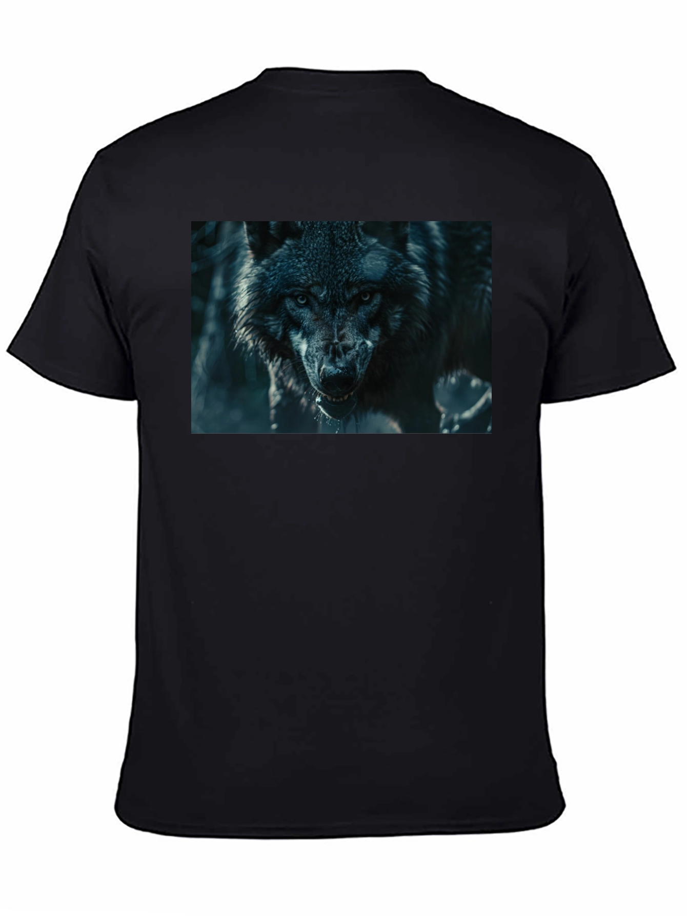 Black Wolf Graphic T-Shirt