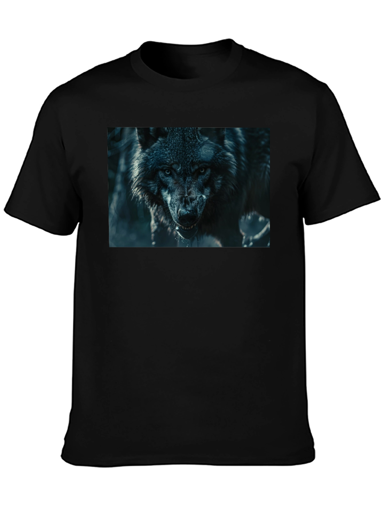 Black Wolf Graphic T-Shirt