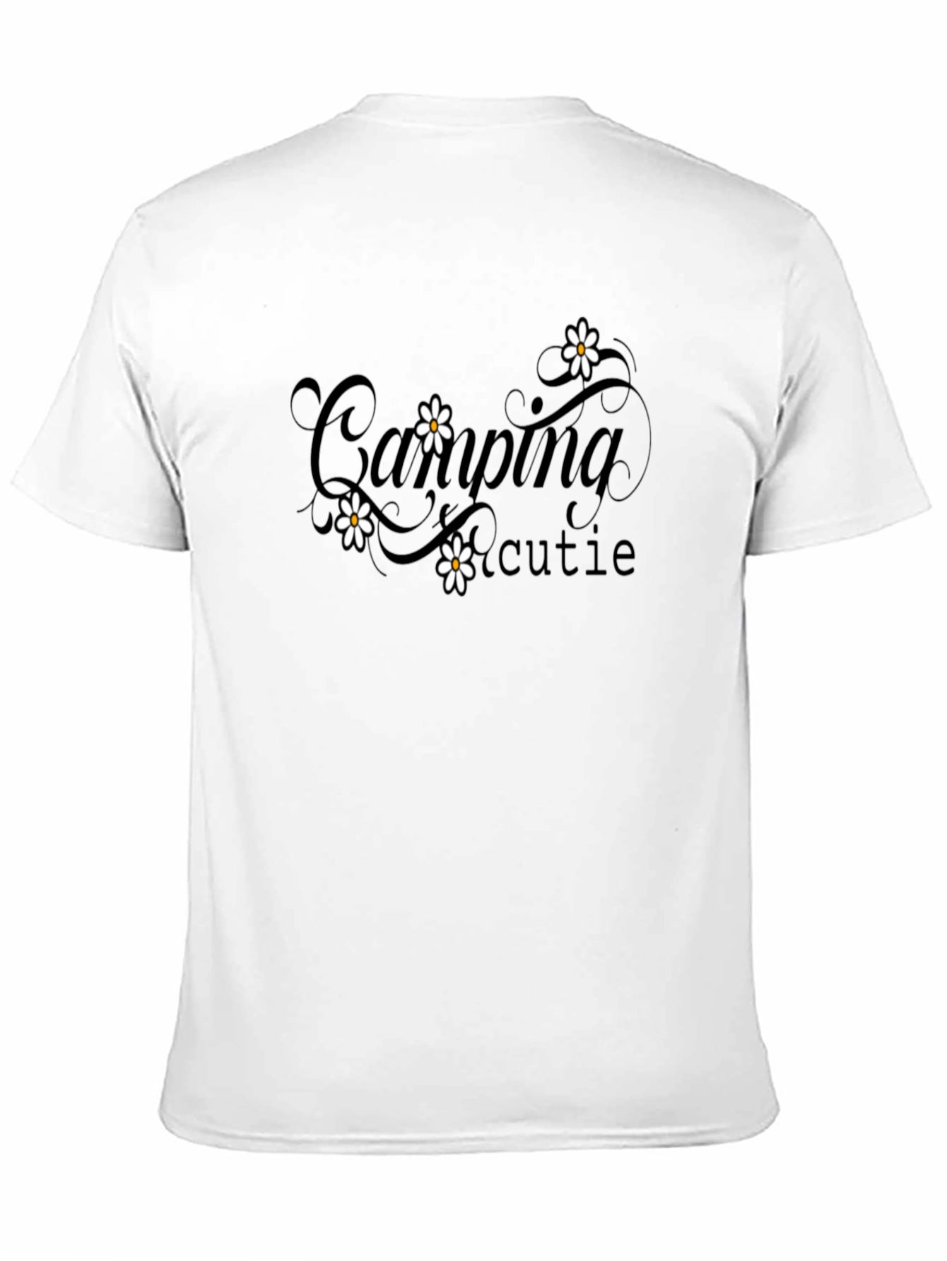 Camping Cutie Graphic Tee - Black