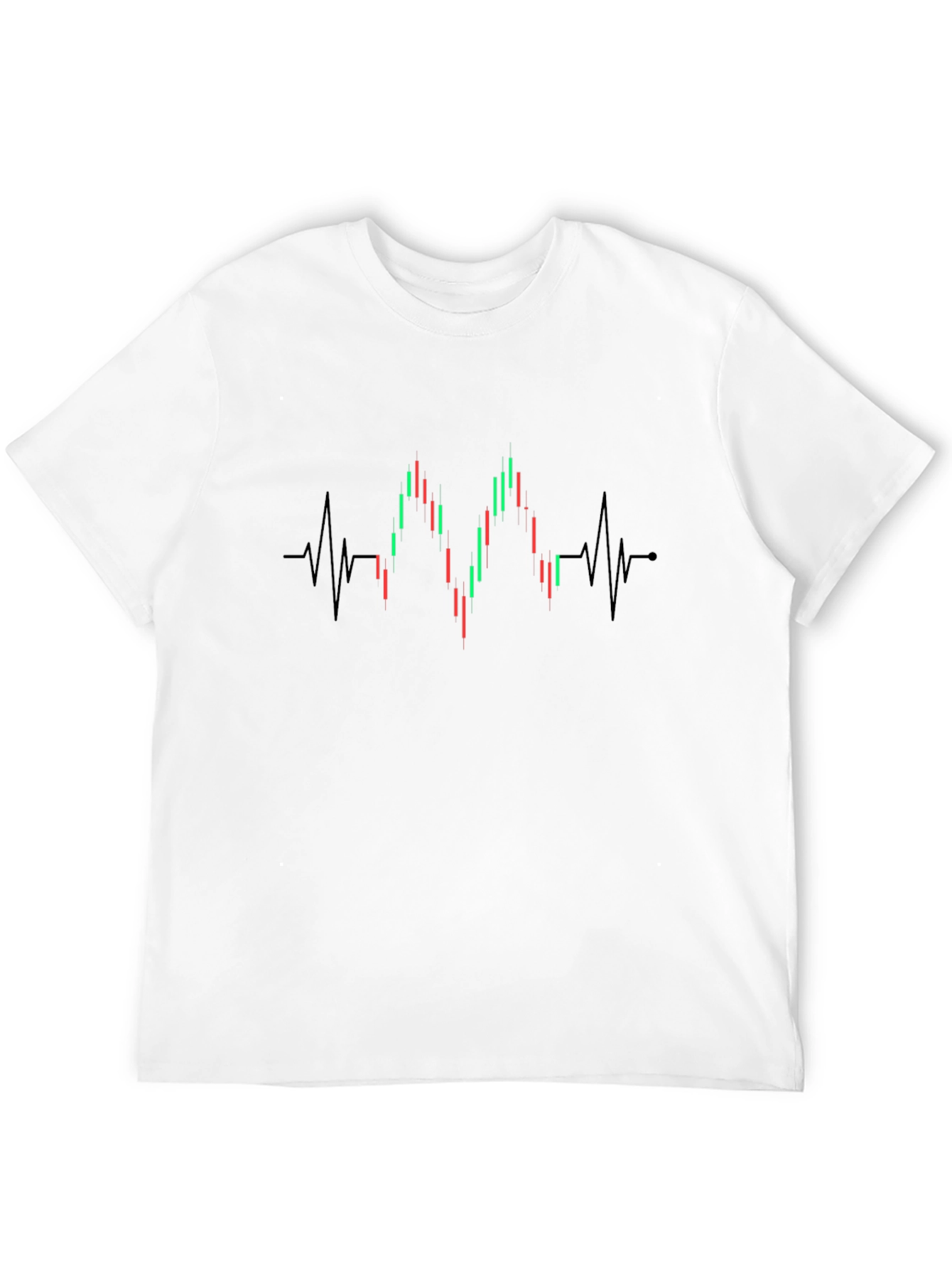 Stock Trader Heartbeat T-Shirt - Bull & Bear