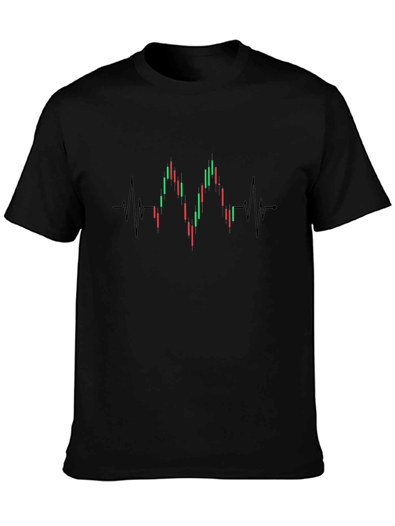 Stock Trader Heartbeat T-Shirt - Bull & Bear