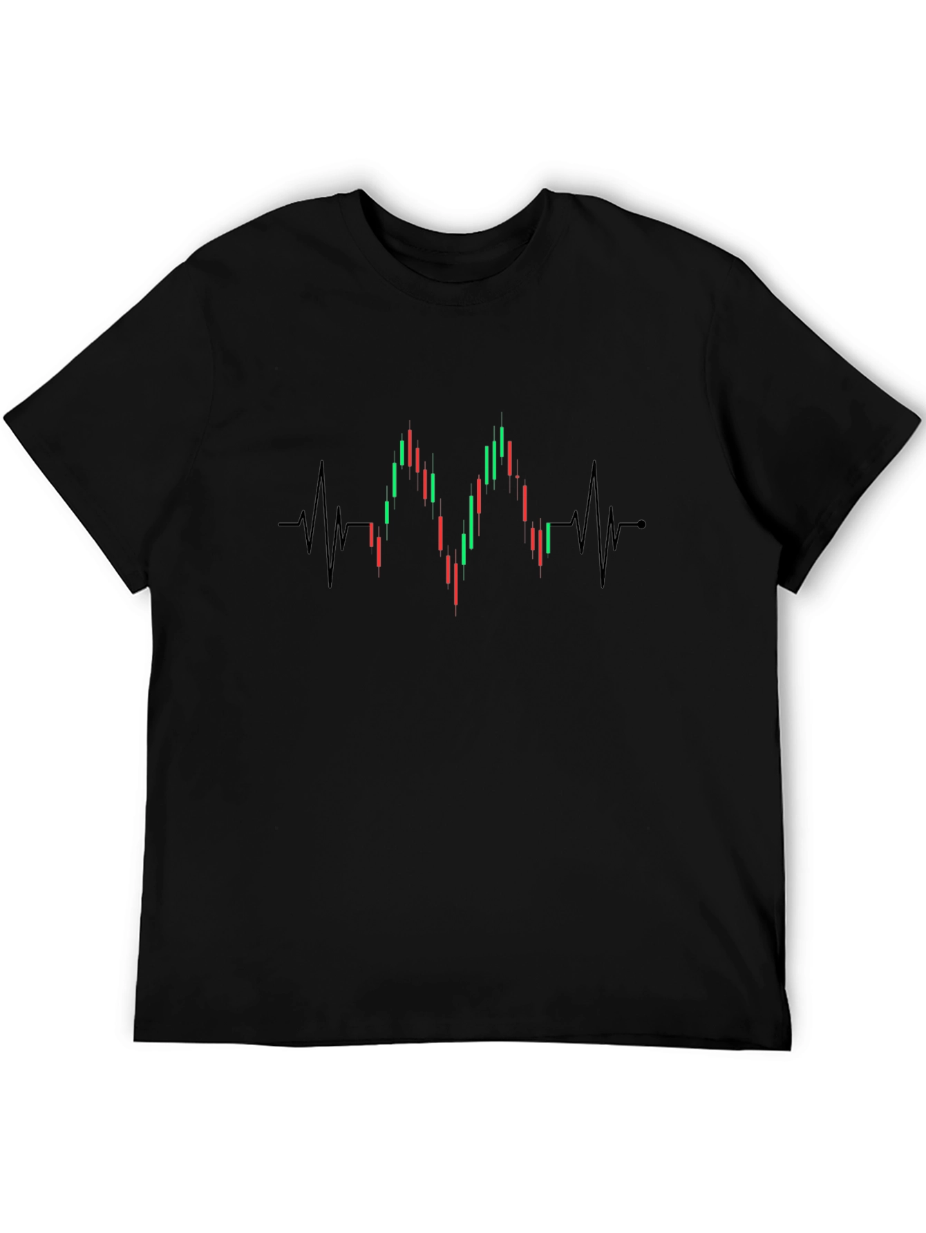 Stock Trader Heartbeat T-Shirt - Bull & Bear