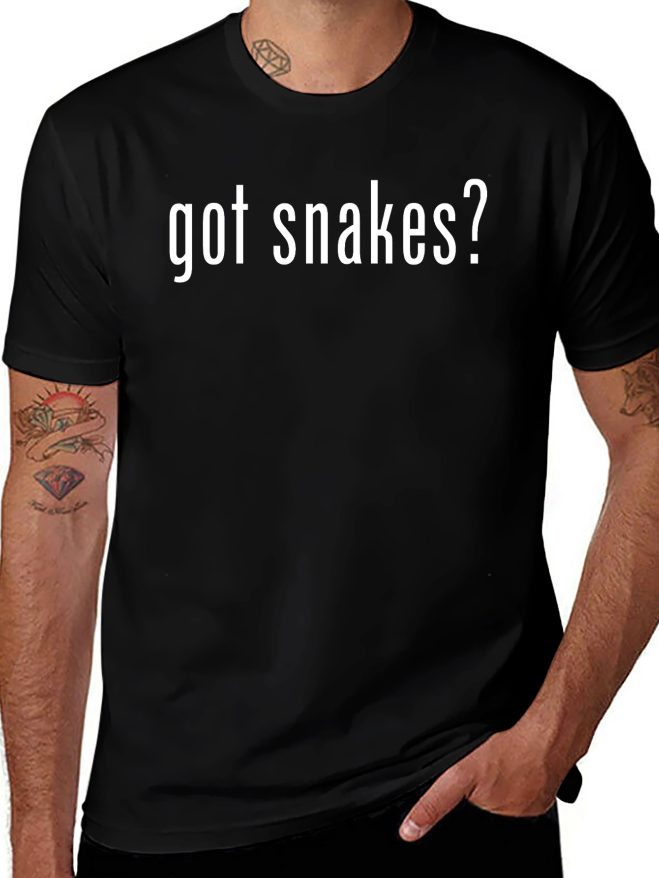 Got Snakes? Graphic Tee - Mens Black T-Shirt