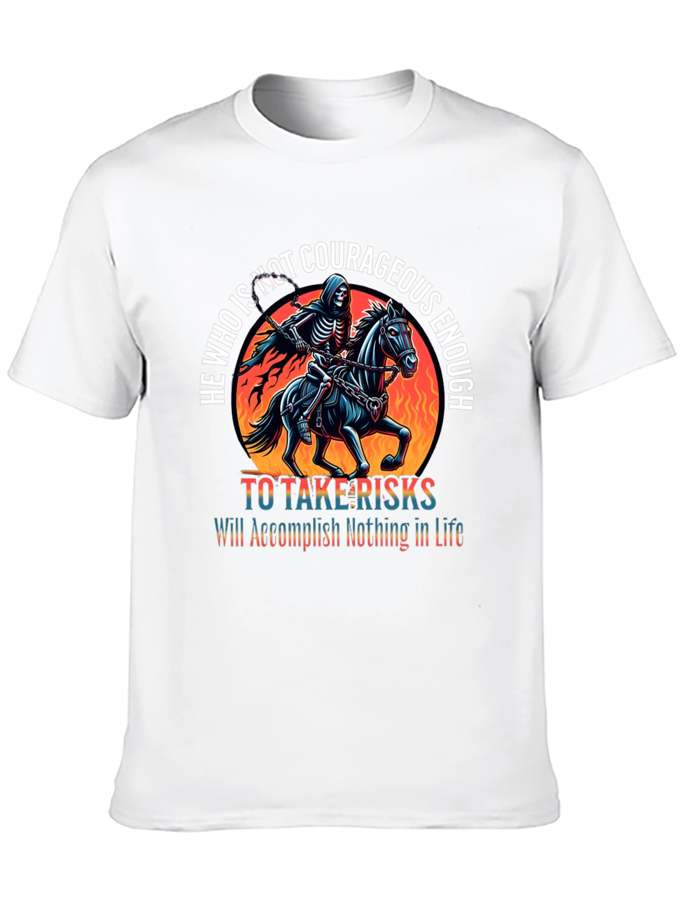 Courageous Reaper Rider Graphic Tee