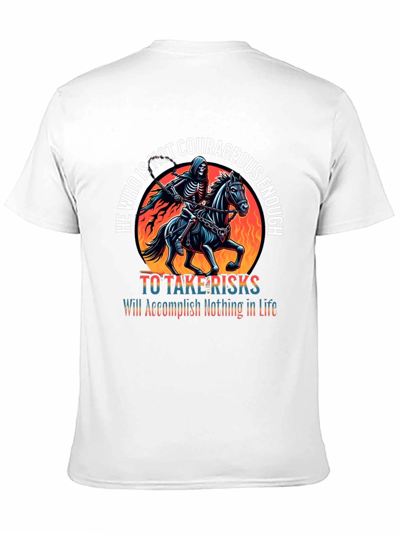 Courageous Reaper Rider Graphic Tee